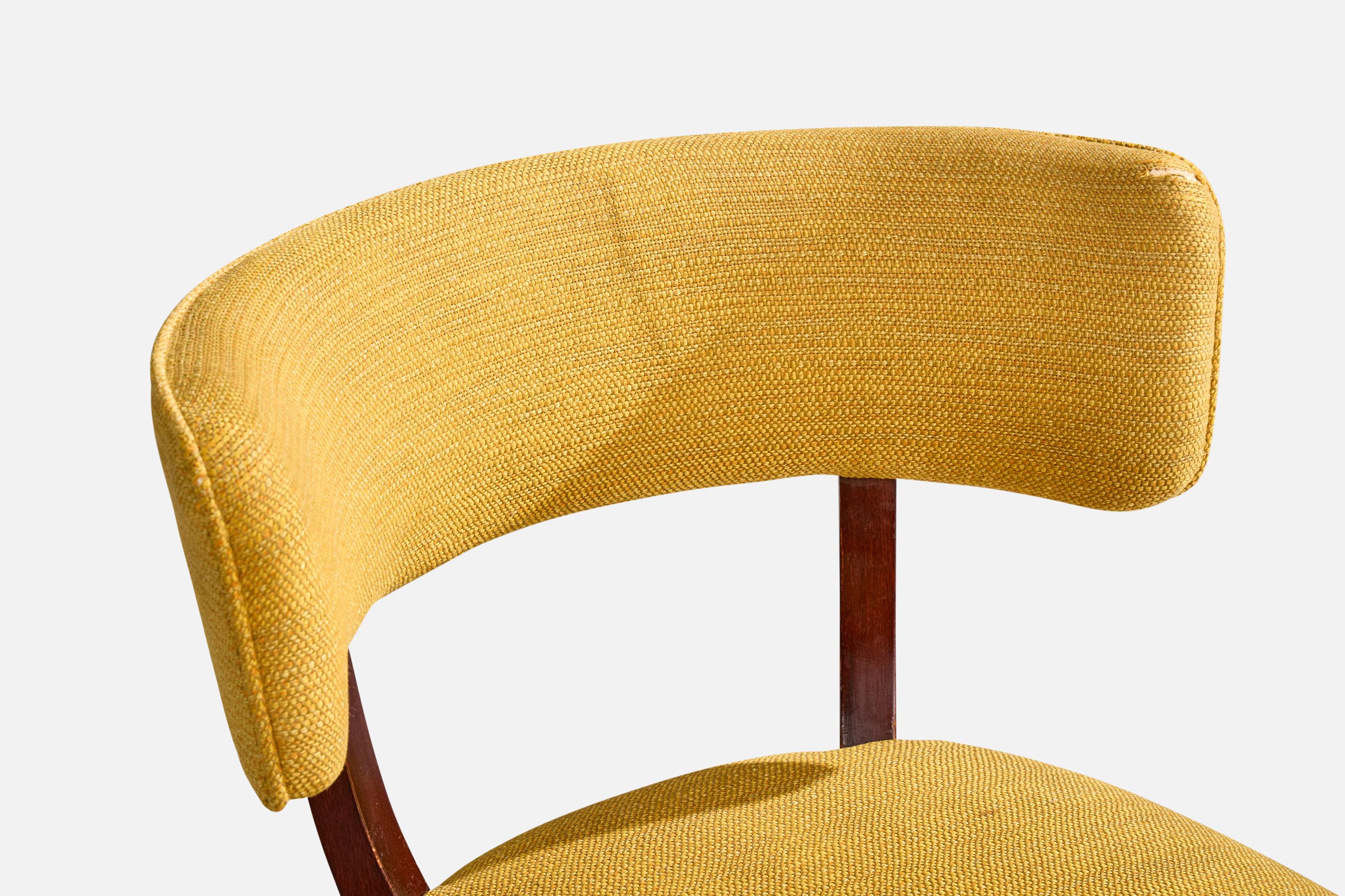 Gilbert Rohde, Sillas de Comedor, Madera, Tela, EEUU, Década de 1930 5