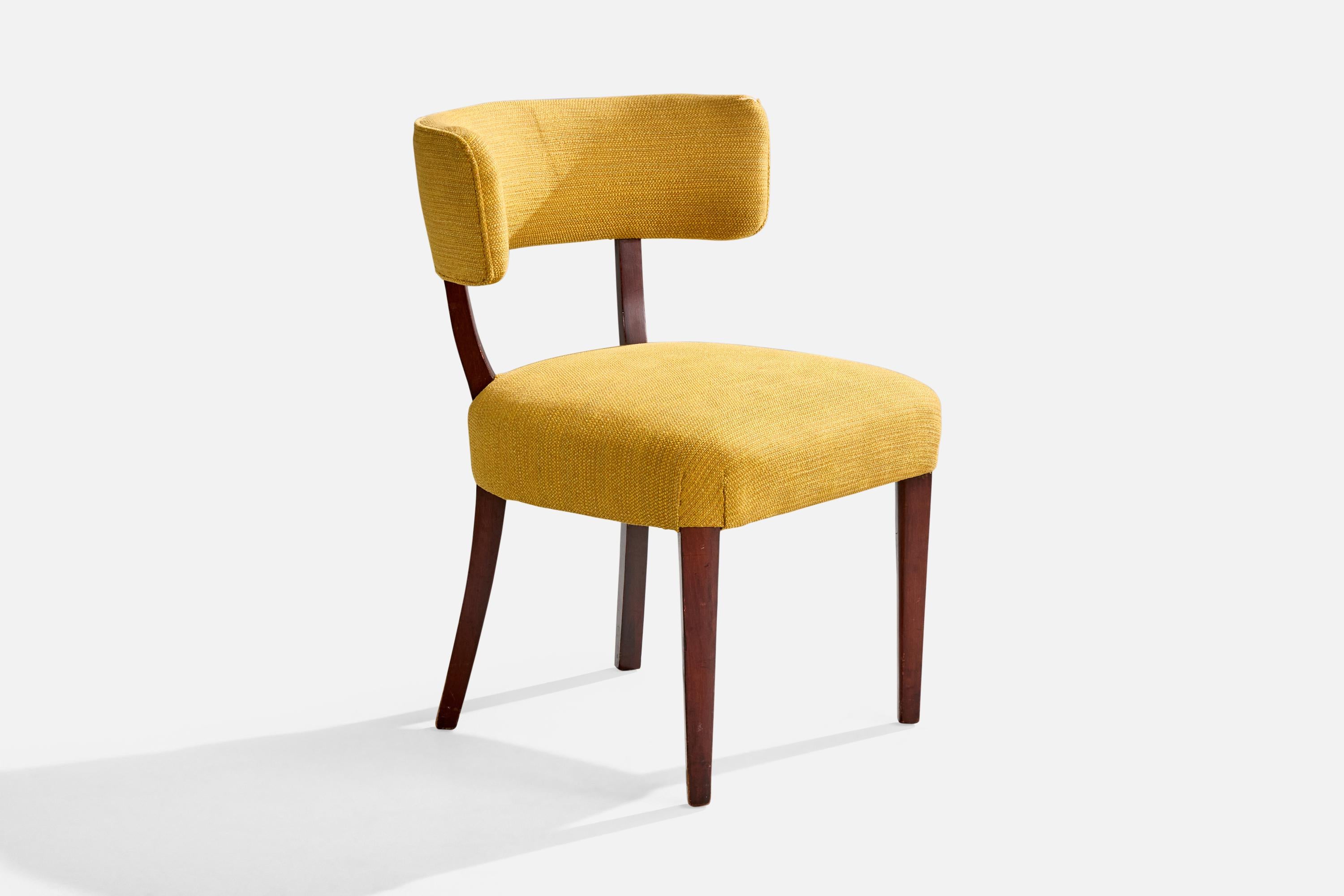 Gilbert Rohde, Sillas de Comedor, Madera, Tela, EEUU, Década de 1930 1