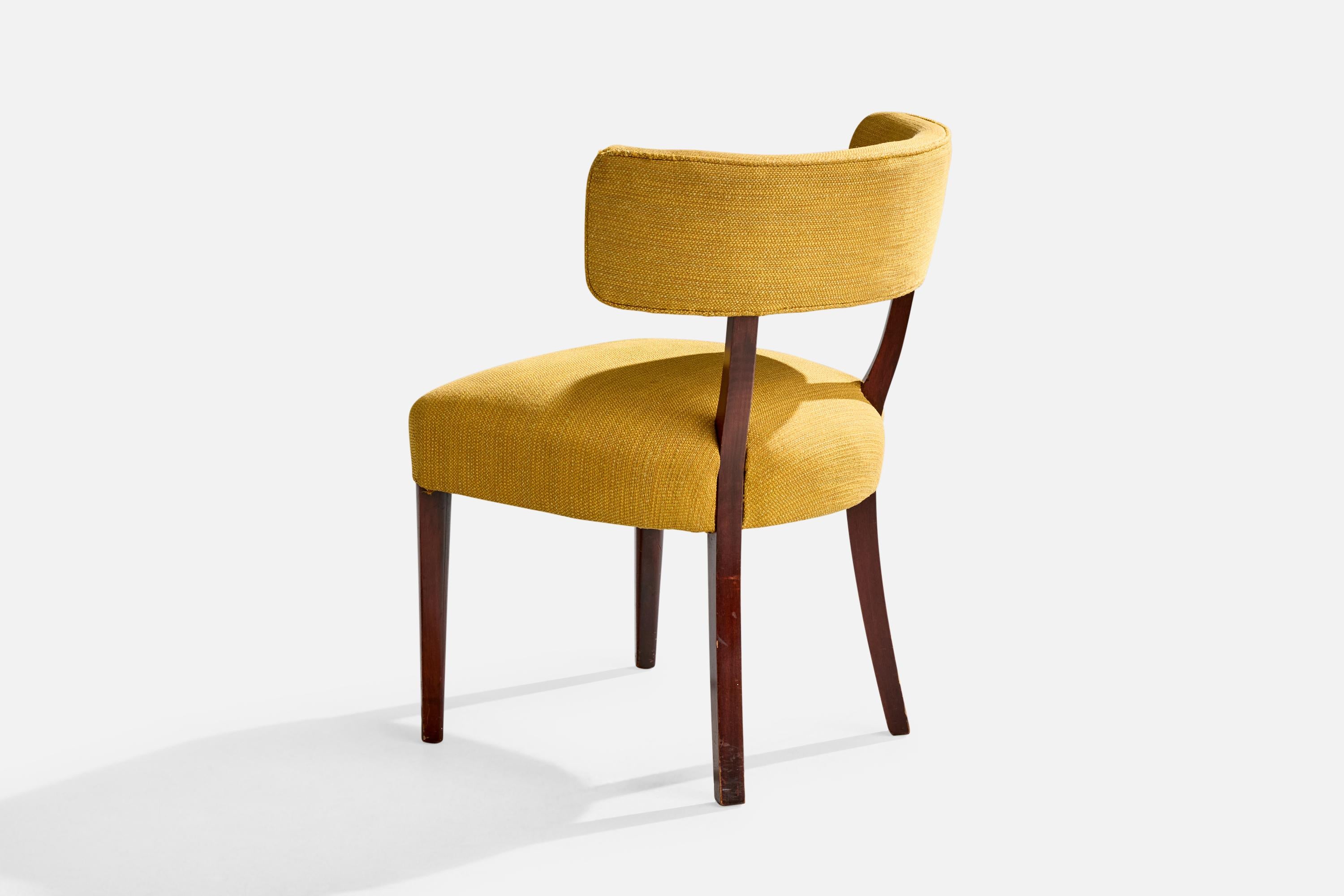 Gilbert Rohde, Sillas de Comedor, Madera, Tela, EEUU, Década de 1930 2