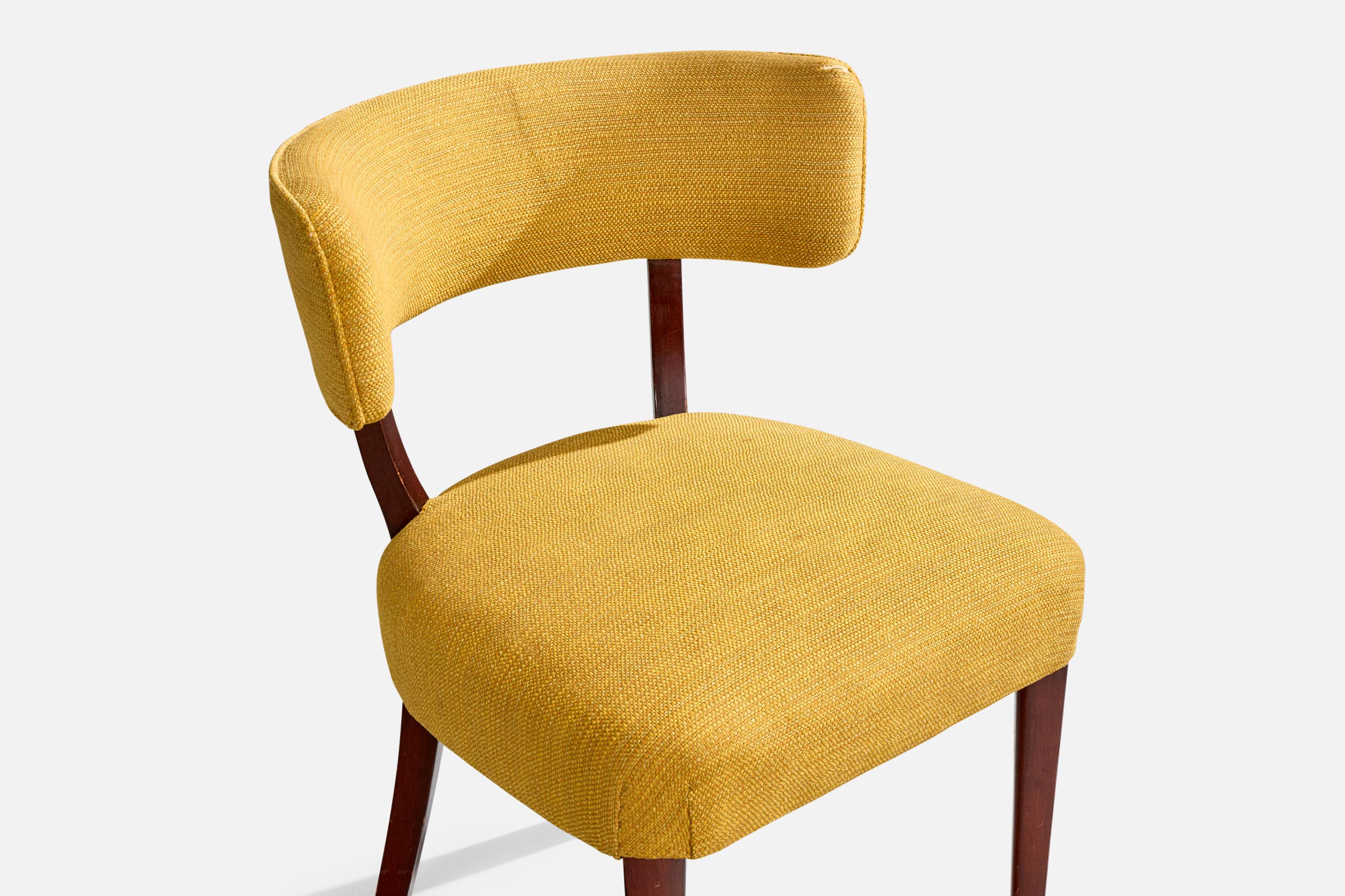 Gilbert Rohde, Sillas de Comedor, Madera, Tela, EEUU, Década de 1930 4