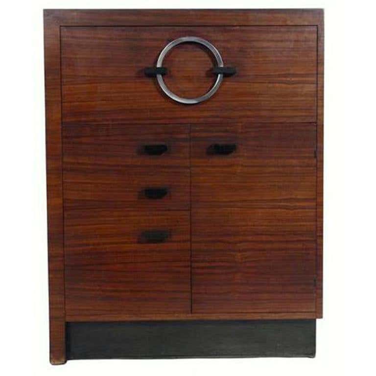 Gilbert Rohde East Indian Laurel Cabinet or Secretary at 1stDibs