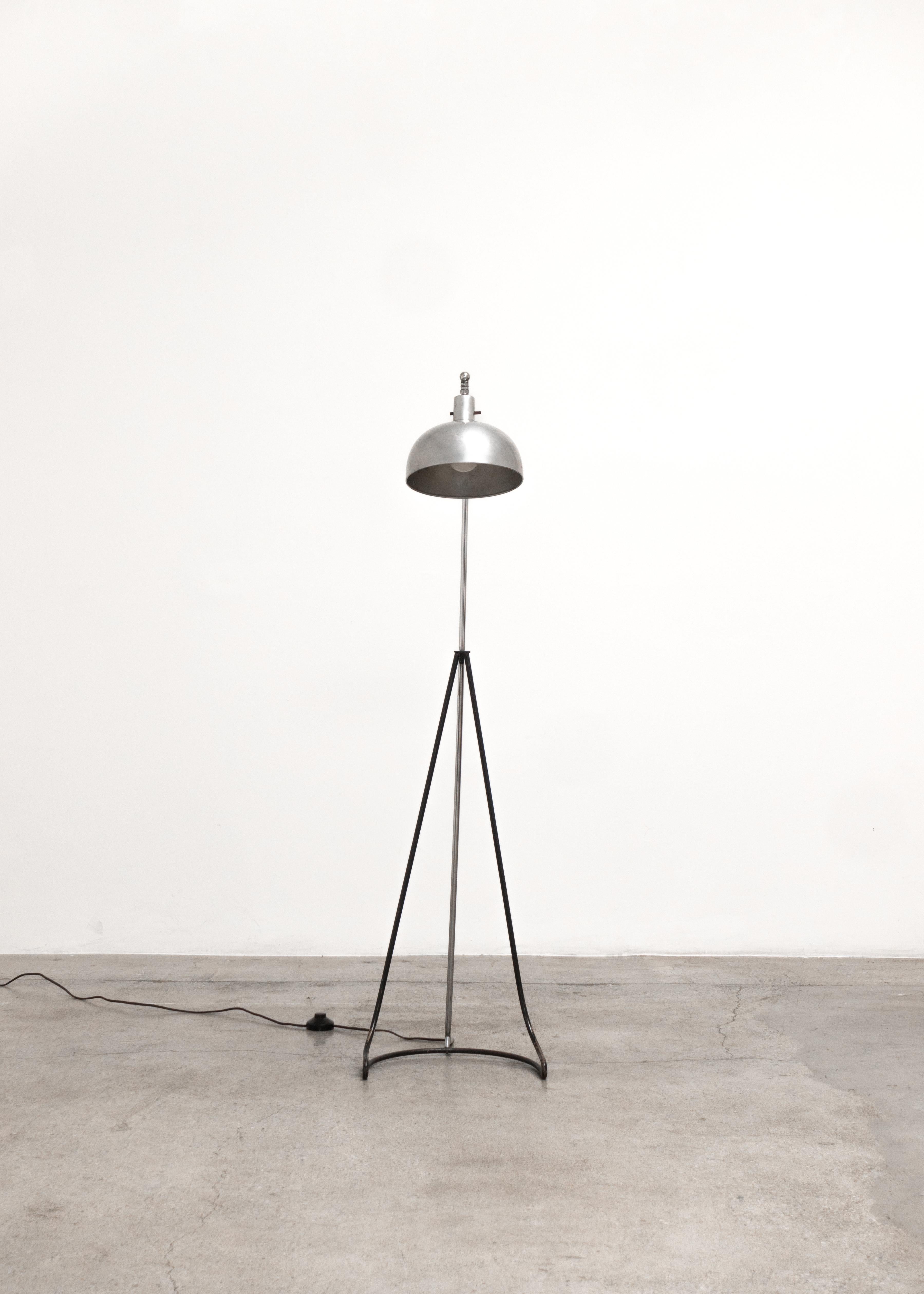 Aluminum Gilbert Rohde Floor Lamp For Sale