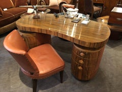 Gilbert Rohde for Herman Miller Amorphous Kidney Paldao Desk with Chair