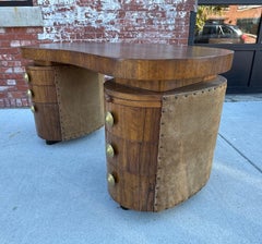 Gilbert Rohde for Herman Miller Amorphous Kidney Paldao Desk..Art Deco/Modernist