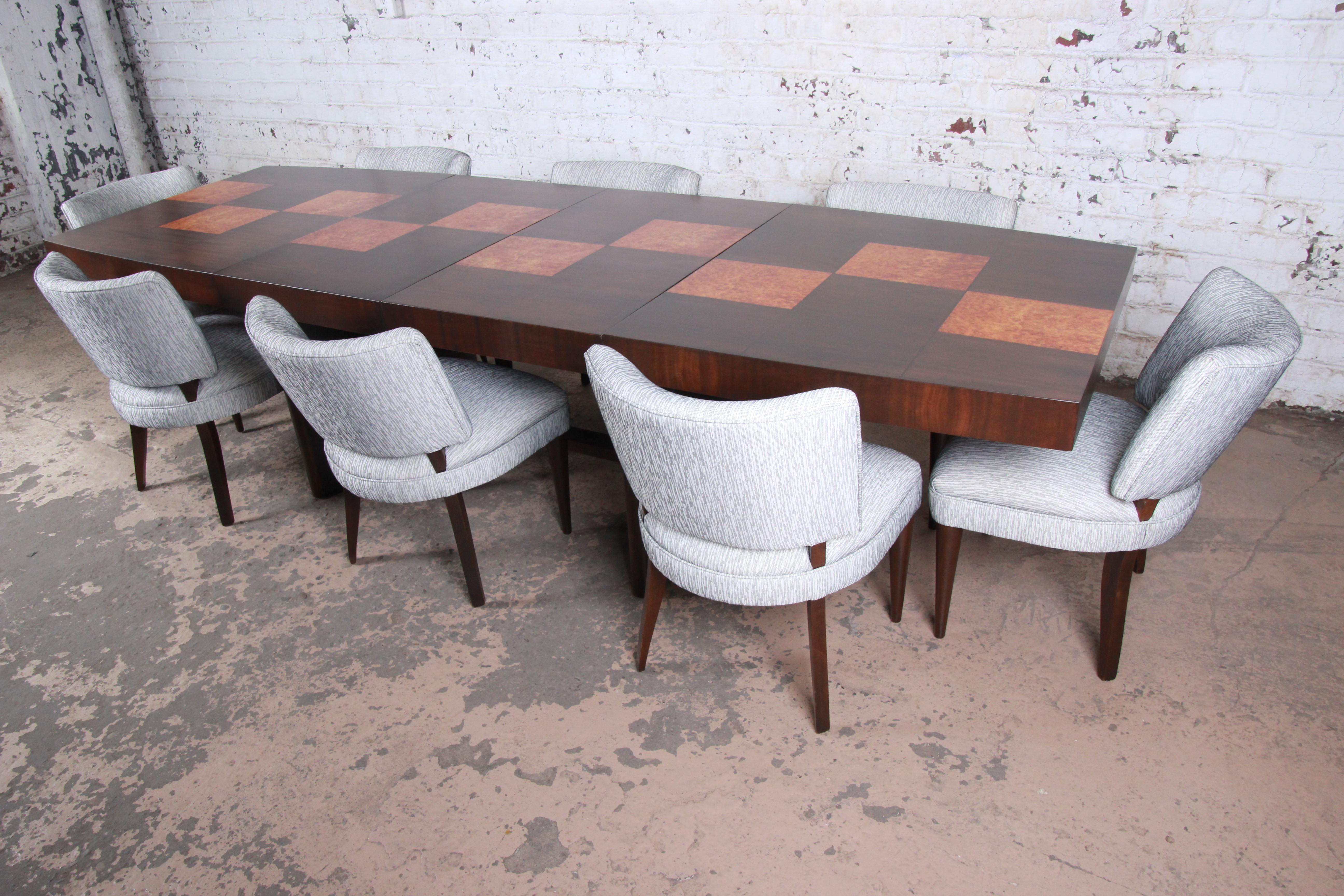 Gilbert Rohde for Herman Miller Art Deco Dining Chairs, Fully Restored 5