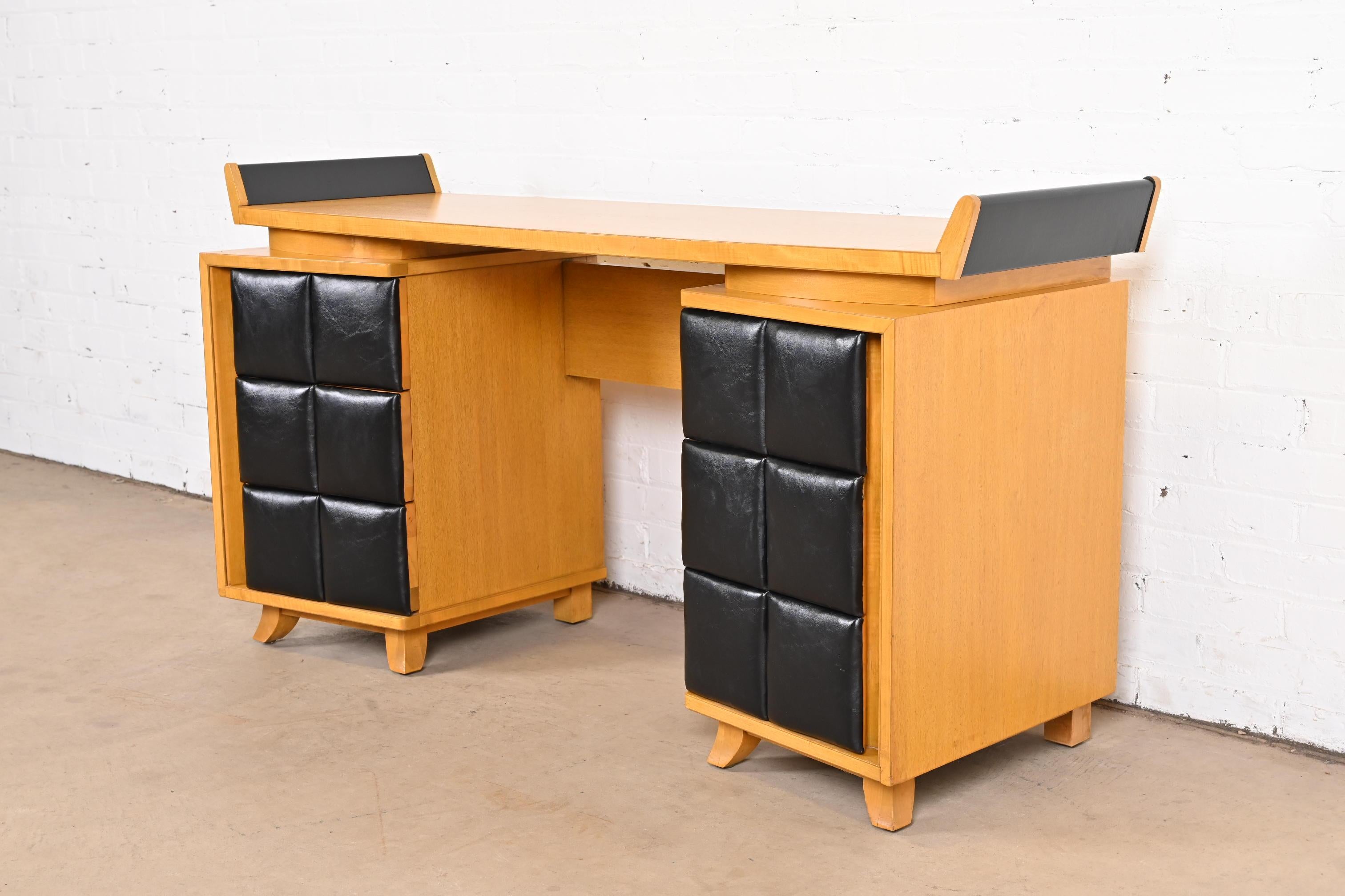 Gilbert Rohde for Herman Miller Art Deco Vanity or Desk, 1930s In Good Condition For Sale In South Bend, IN