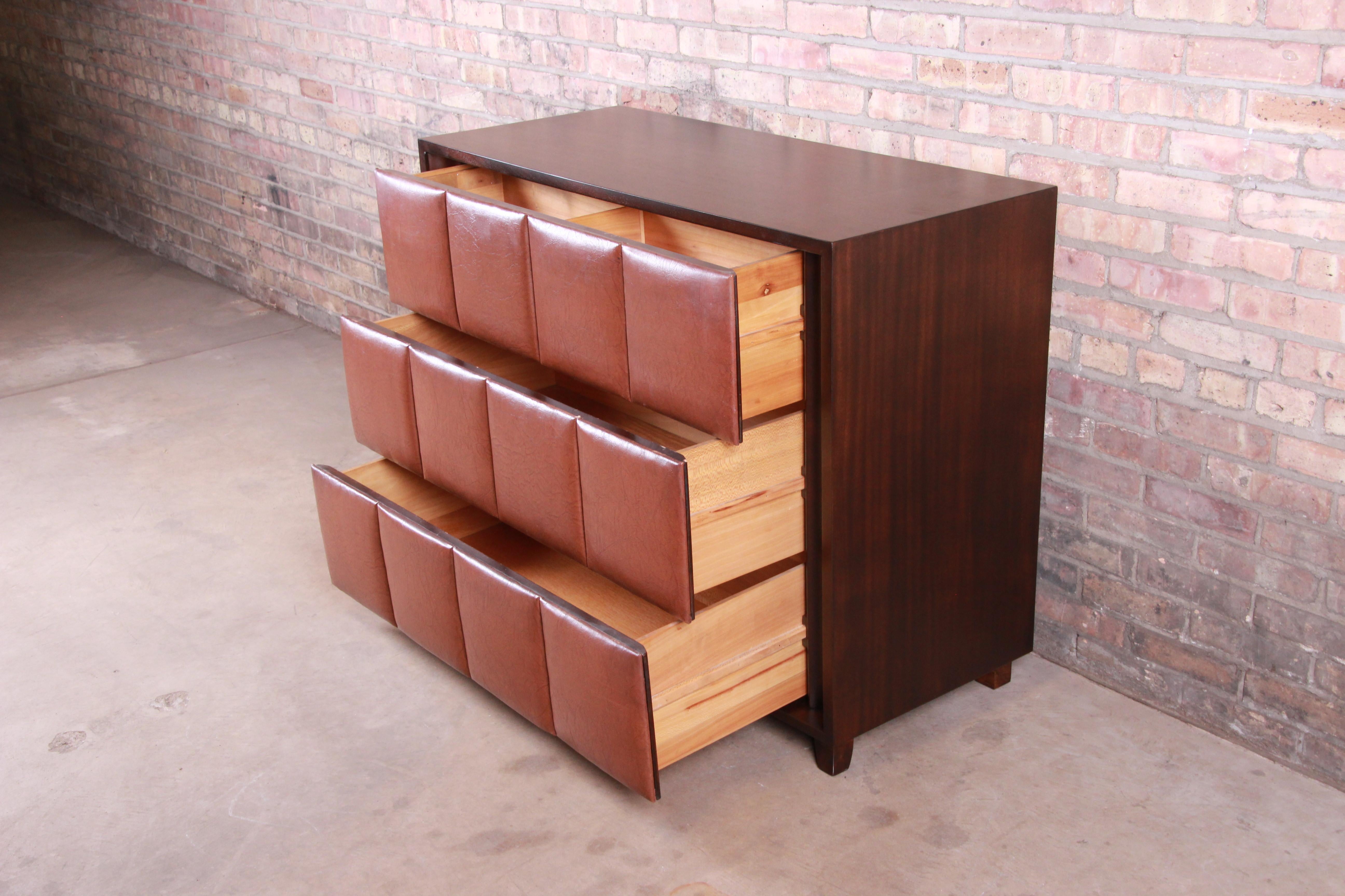 Gilbert Rohde for Herman Miller Bachelor Chest or Large Nightstand, Restored In Good Condition In South Bend, IN