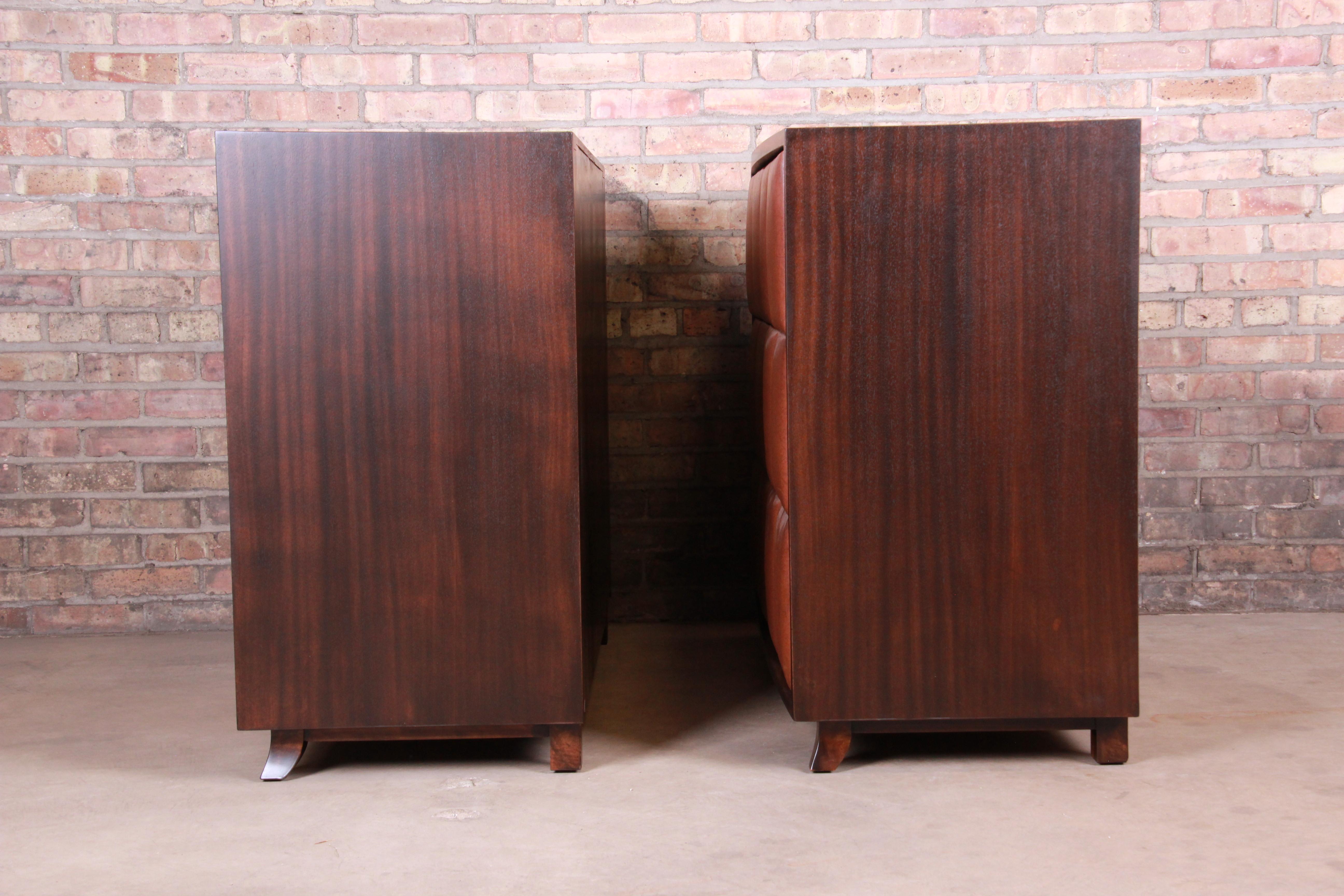 Gilbert Rohde for Herman Miller Bachelor Chests or Large Nightstands, Restored 5