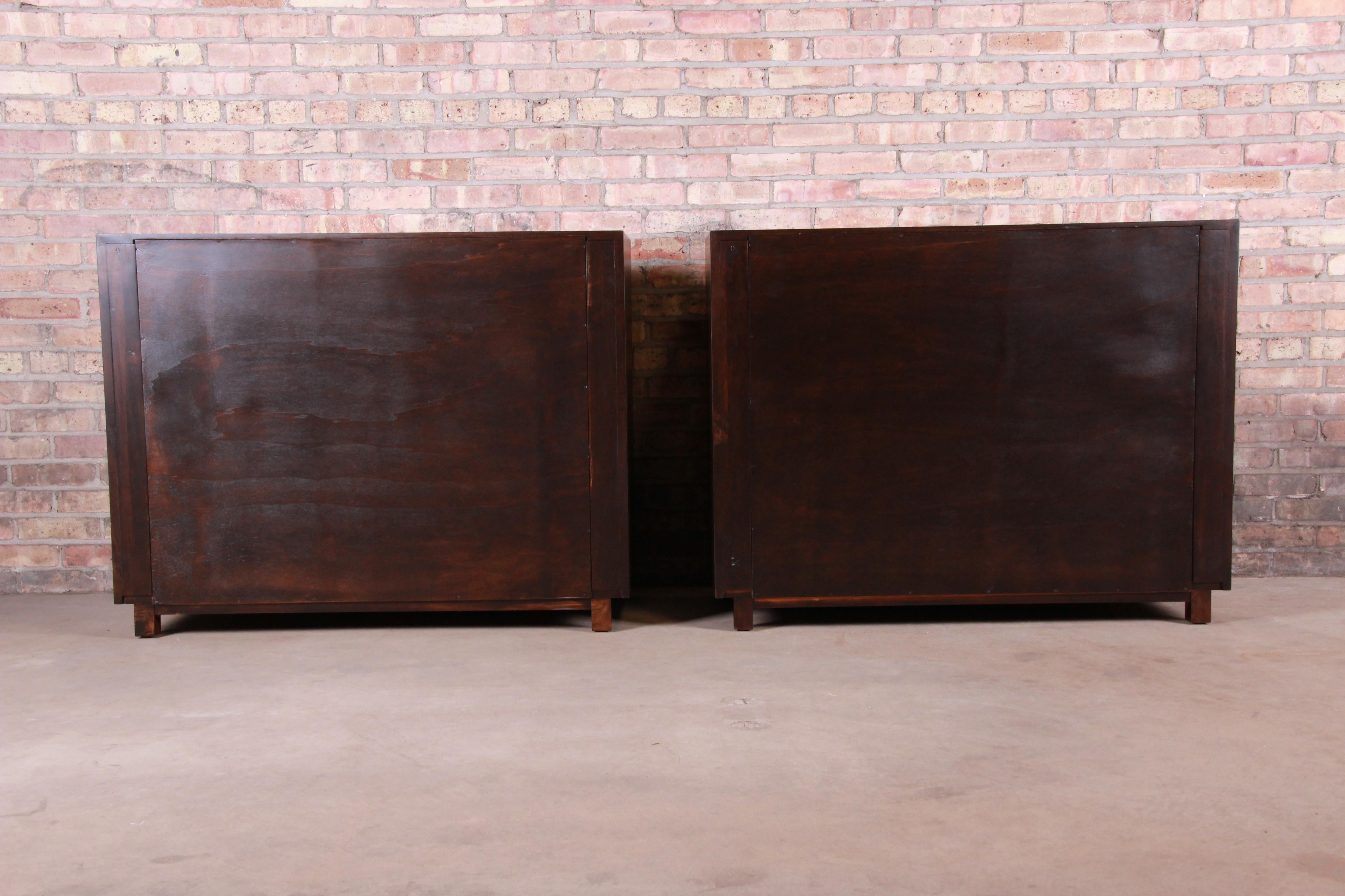 Gilbert Rohde for Herman Miller Bachelor Chests or Large Nightstands, Restored 6