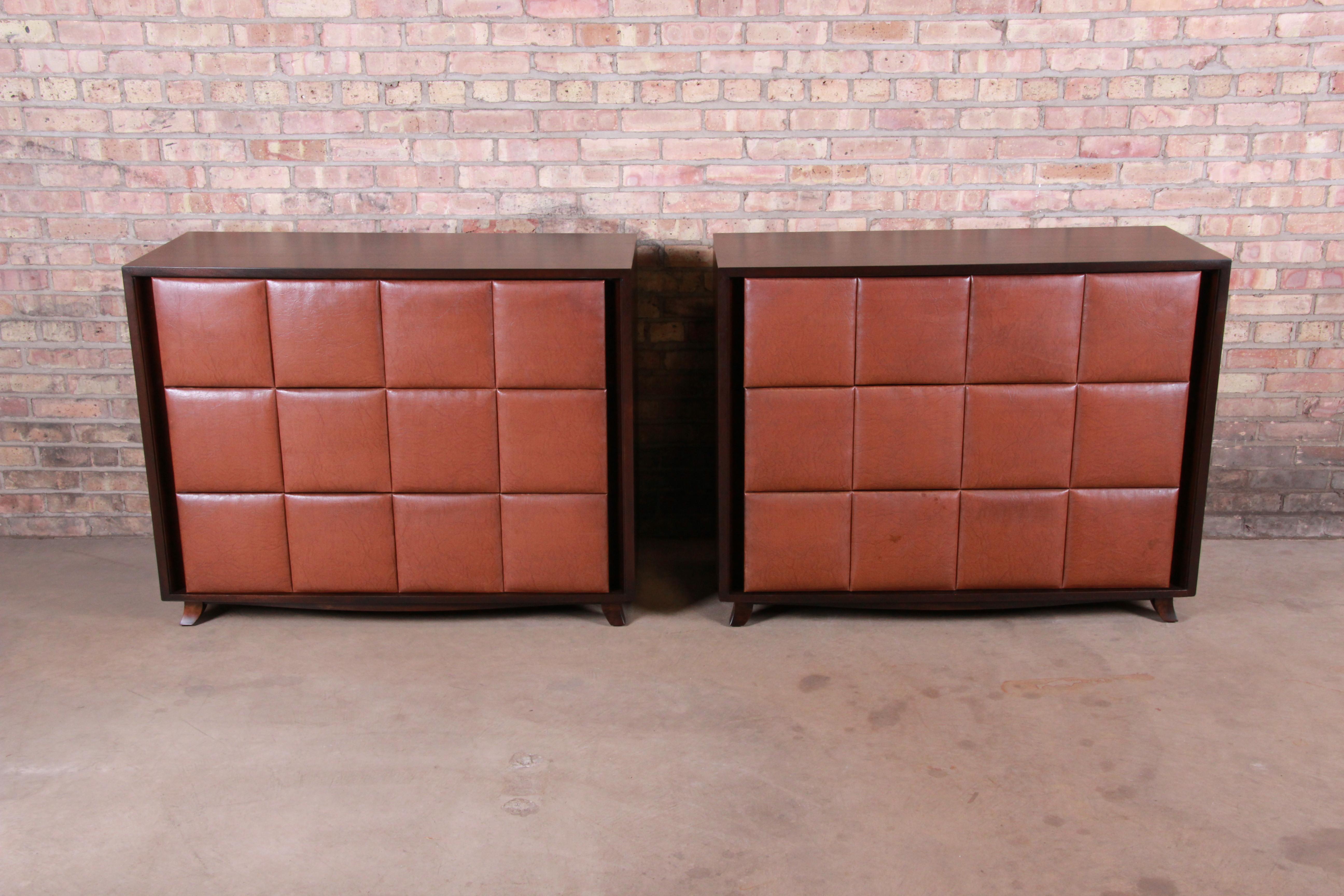 American Gilbert Rohde for Herman Miller Bachelor Chests or Large Nightstands, Restored
