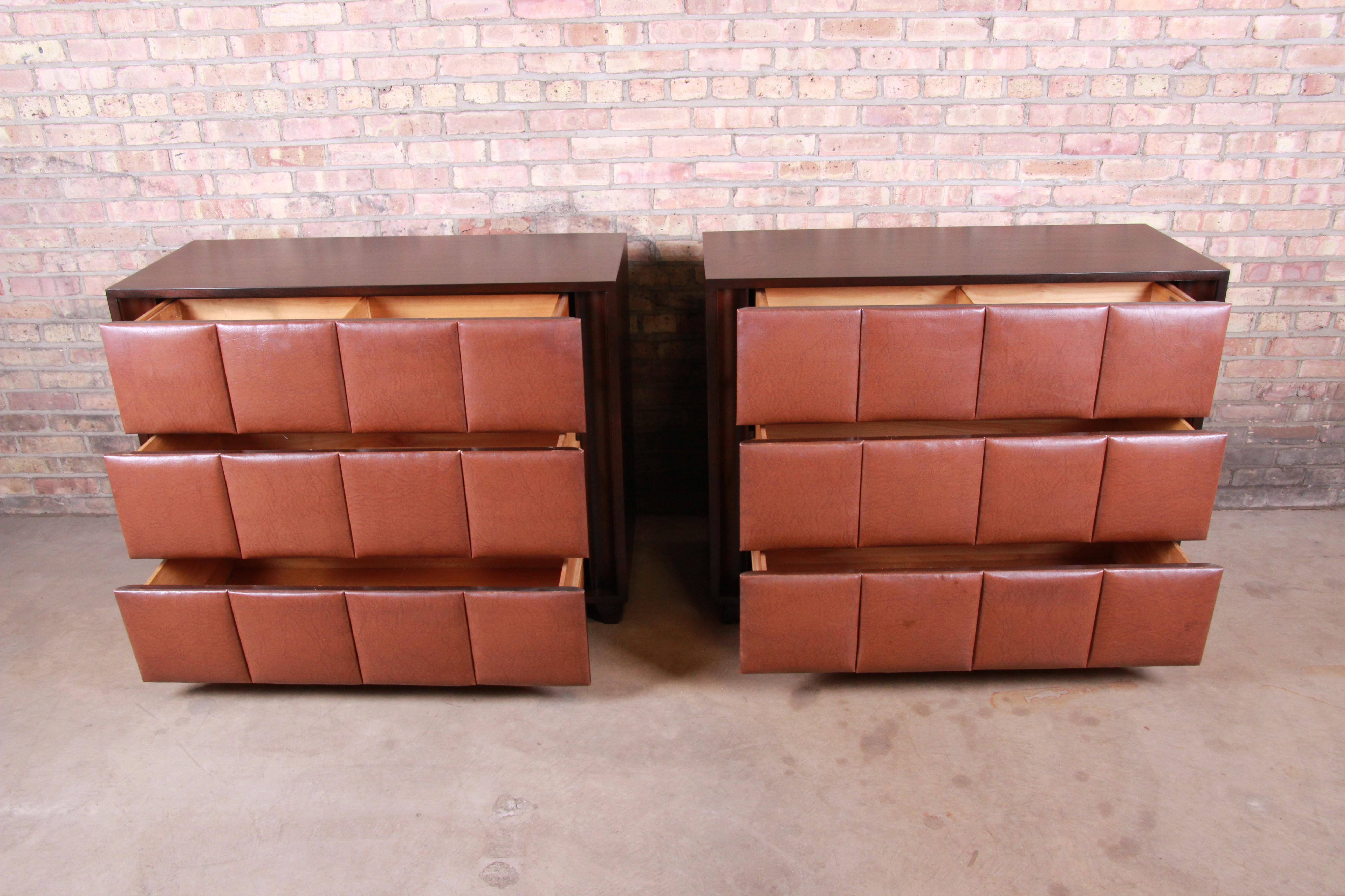 Gilbert Rohde for Herman Miller Bachelor Chests or Large Nightstands, Restored 1