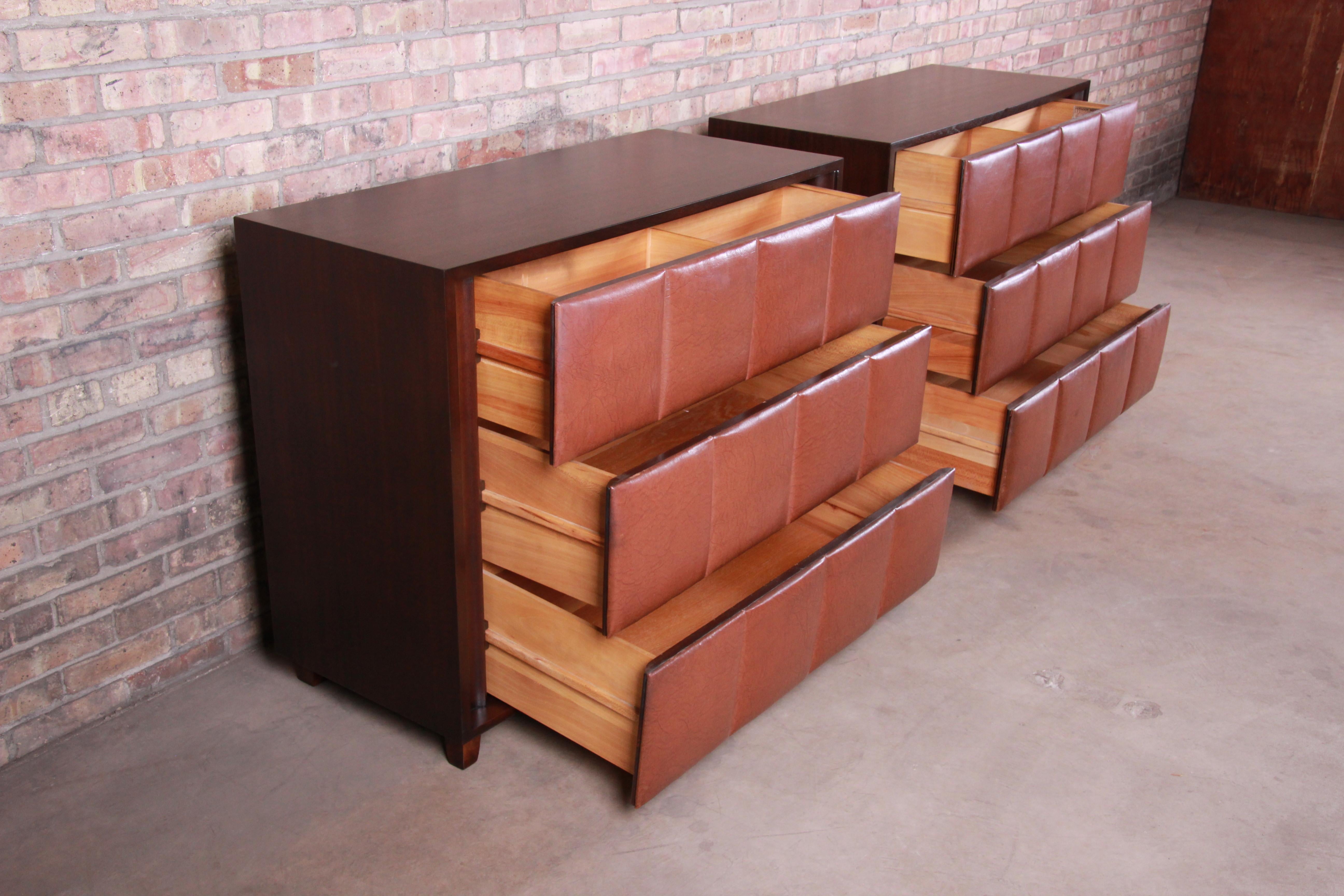 Gilbert Rohde for Herman Miller Bachelor Chests or Large Nightstands, Restored 2