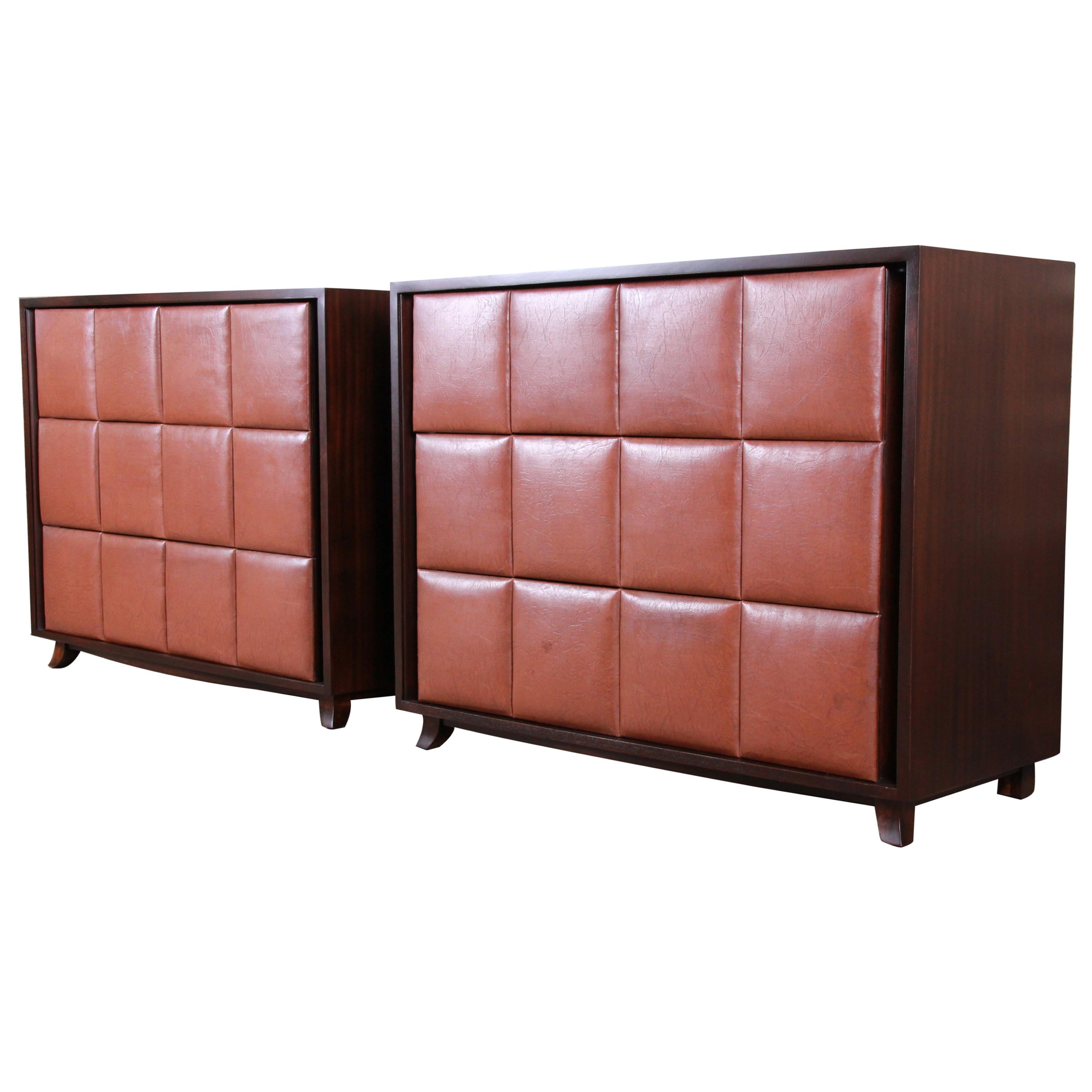 Gilbert Rohde for Herman Miller Bachelor Chests or Large Nightstands, Restored