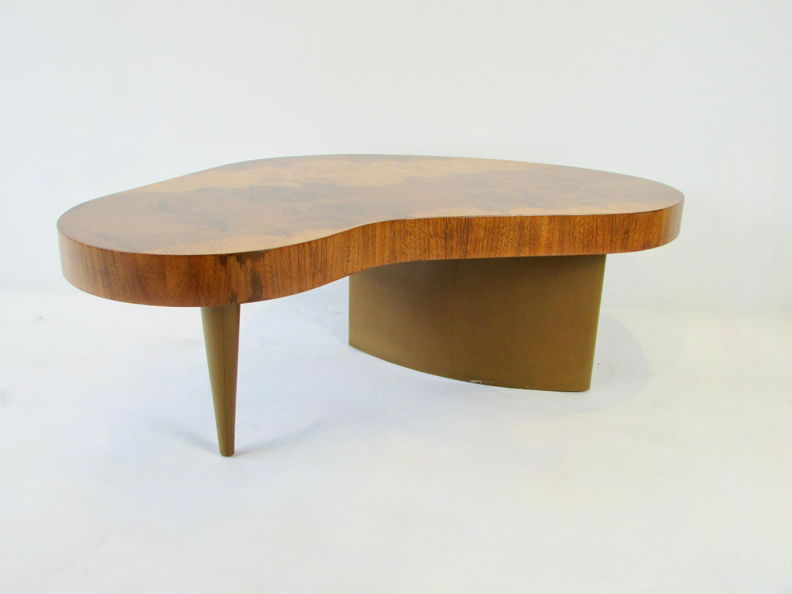 Classic Art Deco or Art Moderne coffee - cocktail table. Designed by Gilbert Rohde one of the earliest proponents of American Modern design. Basically the man that brought Modern industrial design to Herman Miller in the mid 1930s. This stunning