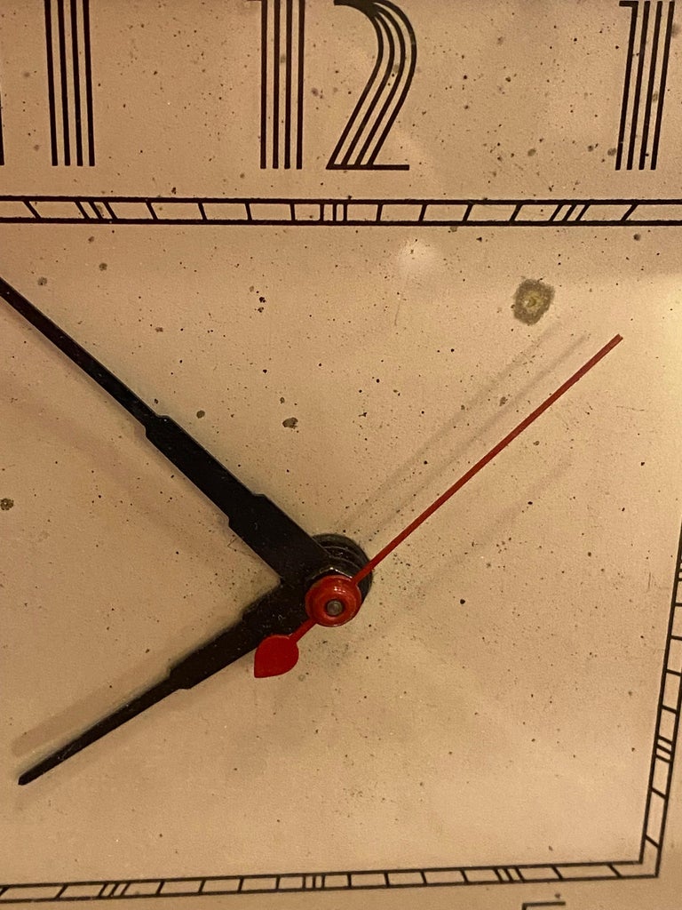 Machine Age Gilbert Rohde for Herman Miller Clock For Sale