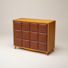 Gilbert Rohde For Herman Miller Modern Upholstered Chest 4140 - Art Deco Style
