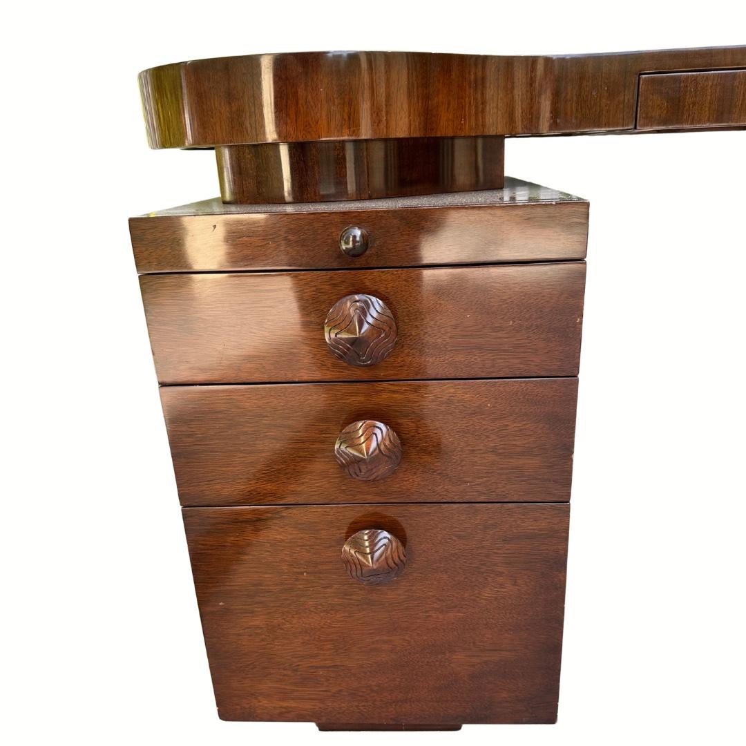 Brass Gilbert Rohde for Herman Miller Paldao Desk For Sale