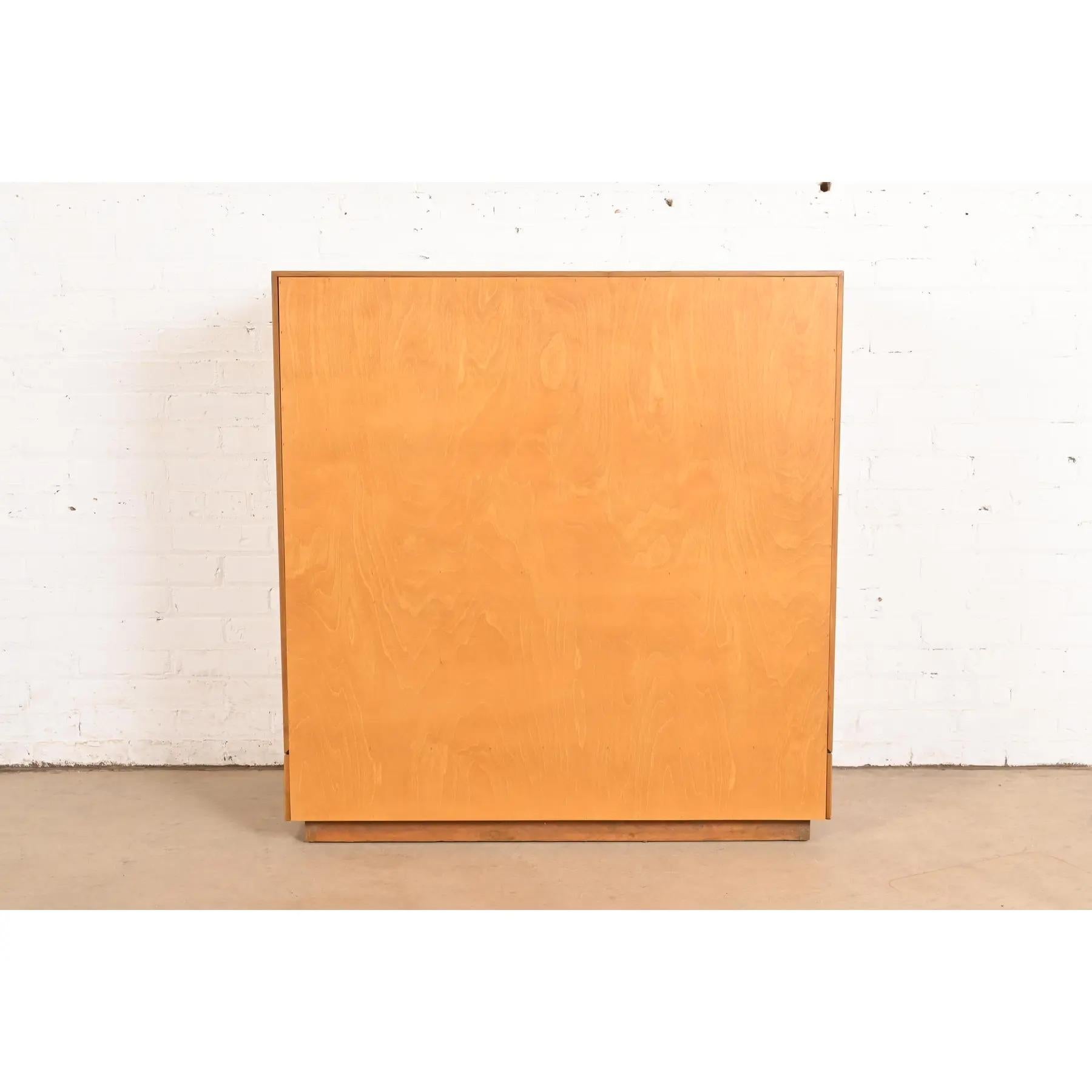 Gilbert Rohde for Herman Miller Paldao Group Bookcase, Newly Refinished For Sale 3