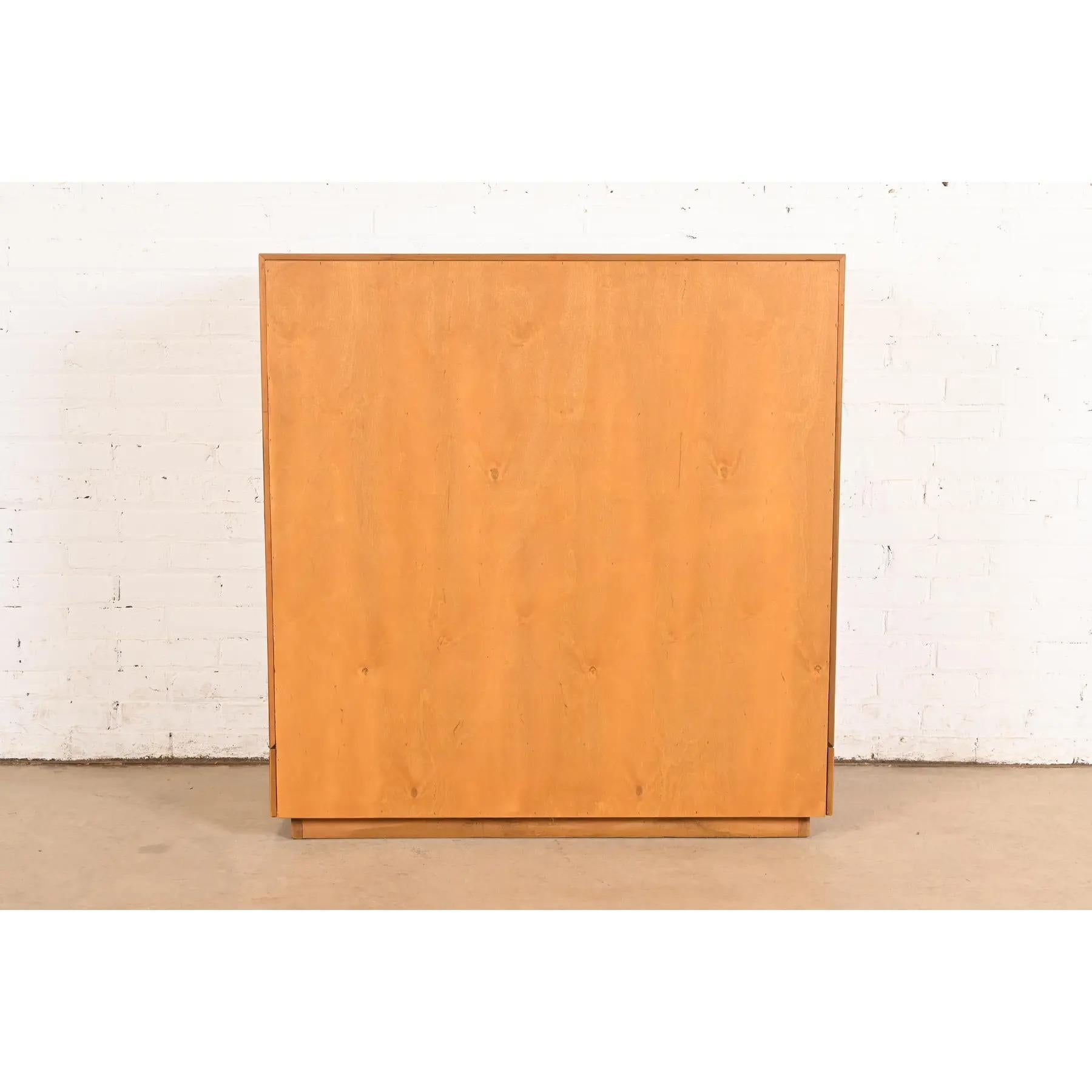 Gilbert Rohde for Herman Miller Paldao Group Bookcase, Newly Refinished For Sale 2