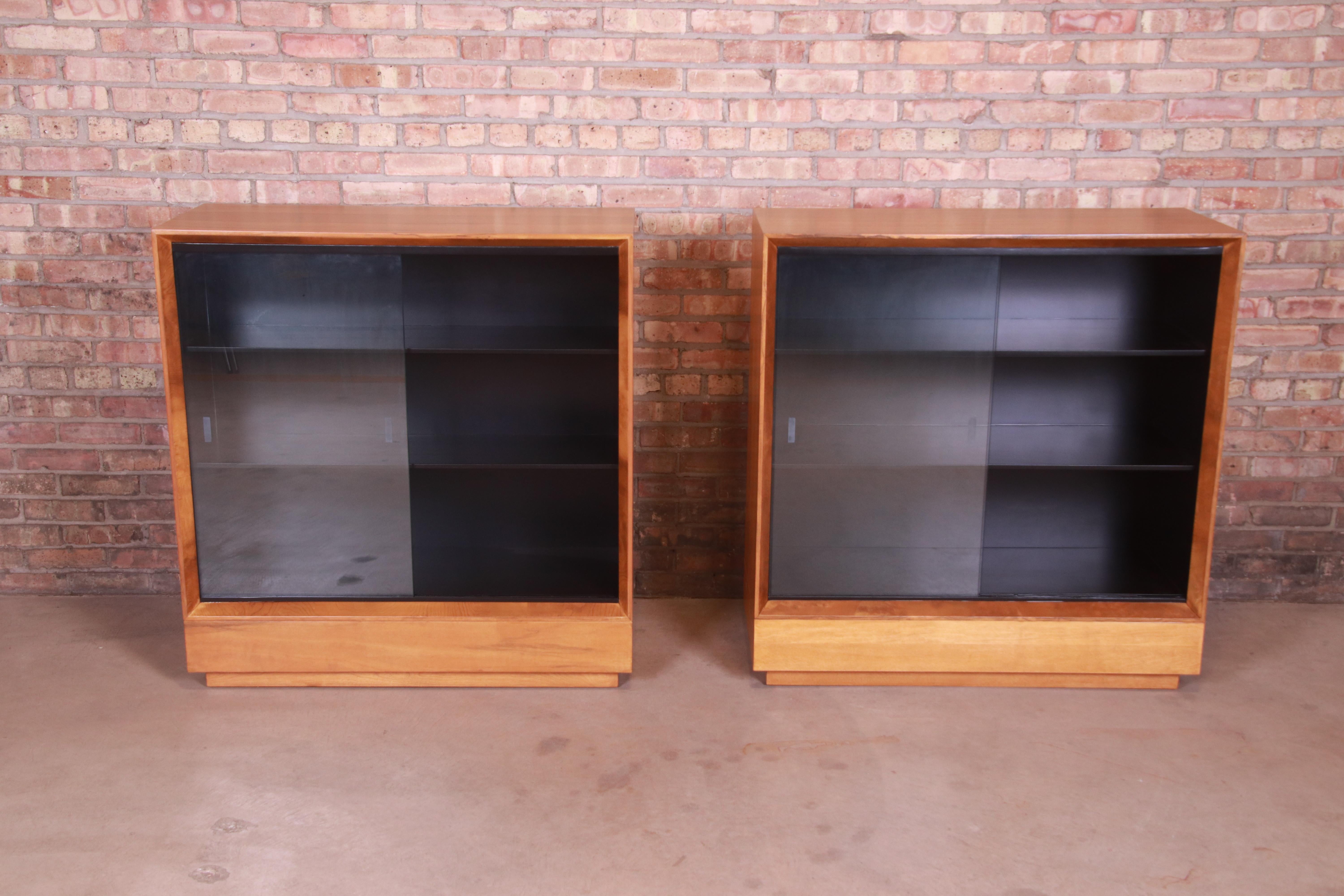 Gilbert Rohde for Herman Miller Paldao Group Bookcases, Newly Refinished For Sale 2