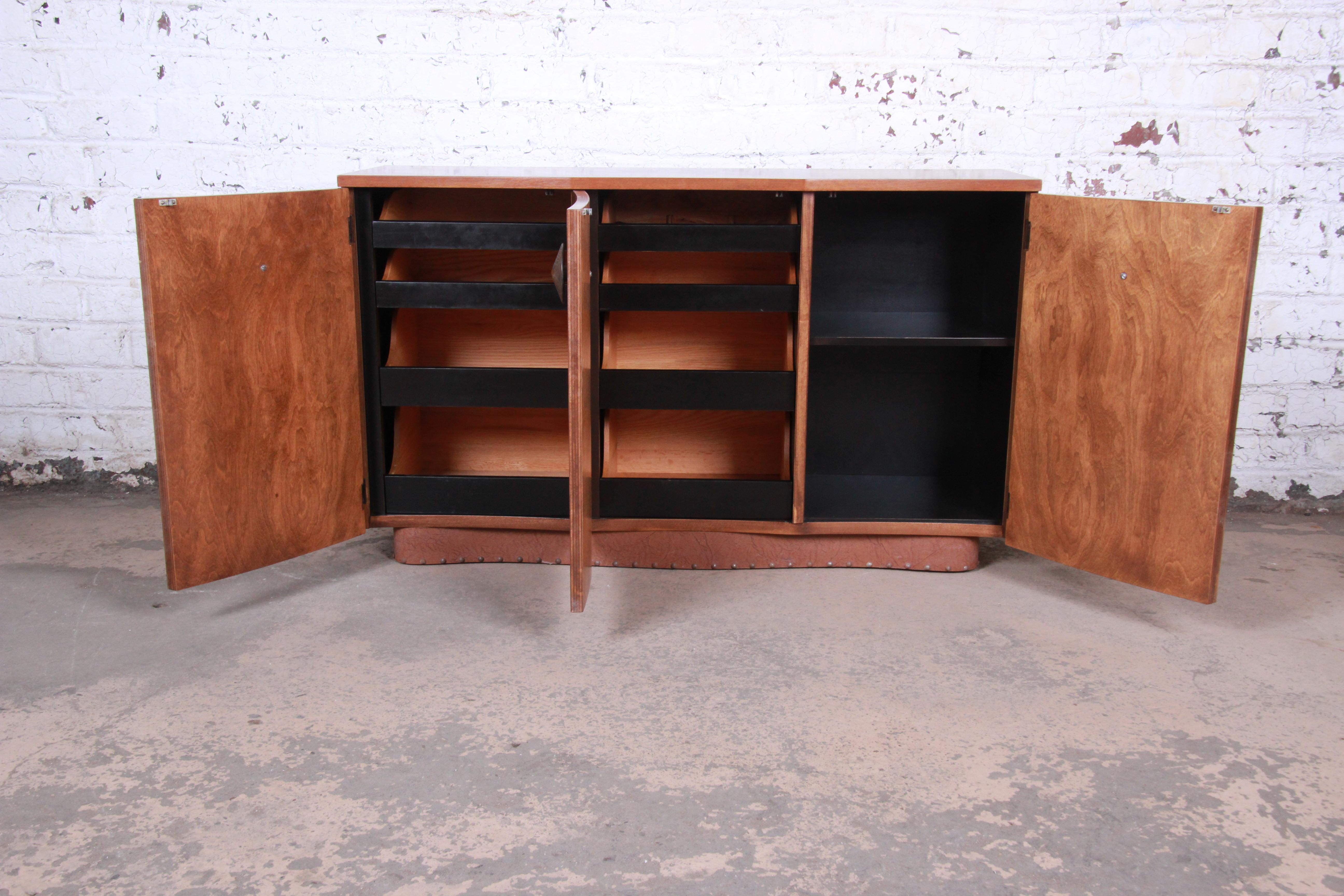 Mid-20th Century Gilbert Rohde for Herman Miller Paldao Sideboard or Bar Cabinet, Newly Restored