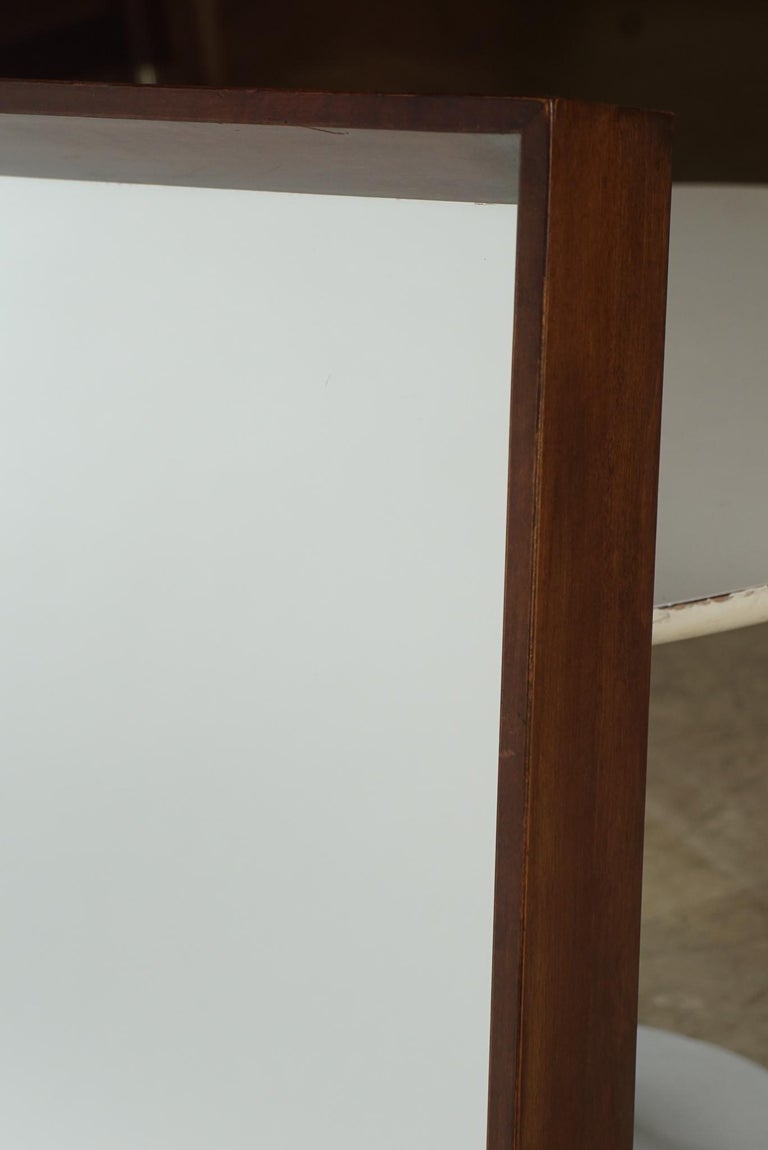 Gilbert Rohde for Herman Miller Square Heavy Walnut Frame 1940s Wall ...
