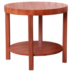 Gilbert Rohde for Herman Miller Walnut Occasional Side Table, Newly Refinished
