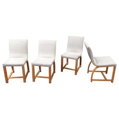 Gilbert Rohde for Heywood Wakefield Set of 4 Dining Chairs