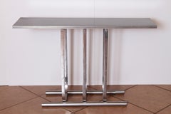 Gilbert Rohde for Troy Sunshade Machine Age Art Deco Console Table