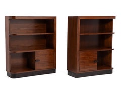 Gilbert Rohde Herman Miller East India Laurel Group Art Deco Bookcases - A Pair