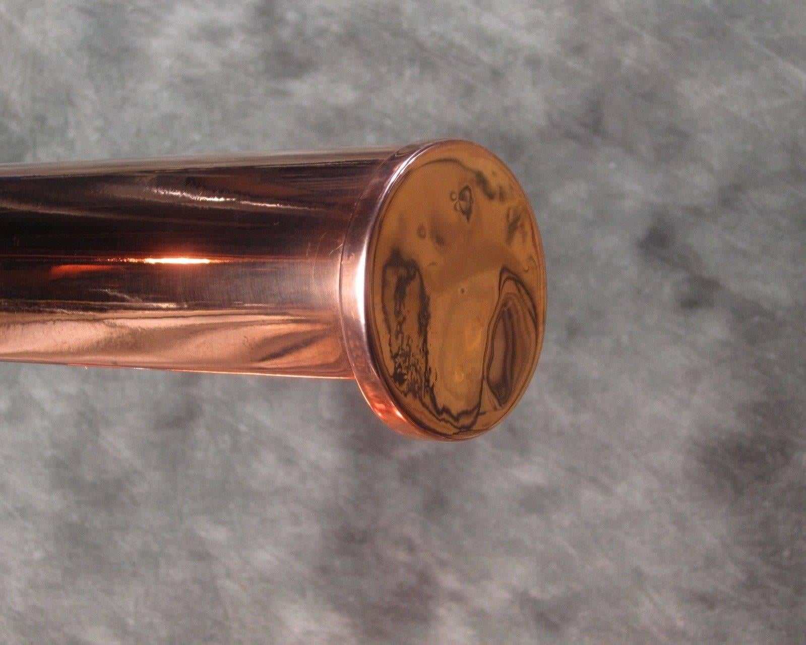 Gilbert Rohde Machine Age Art Deco Chrome and Copper Table Desk Lamp 2