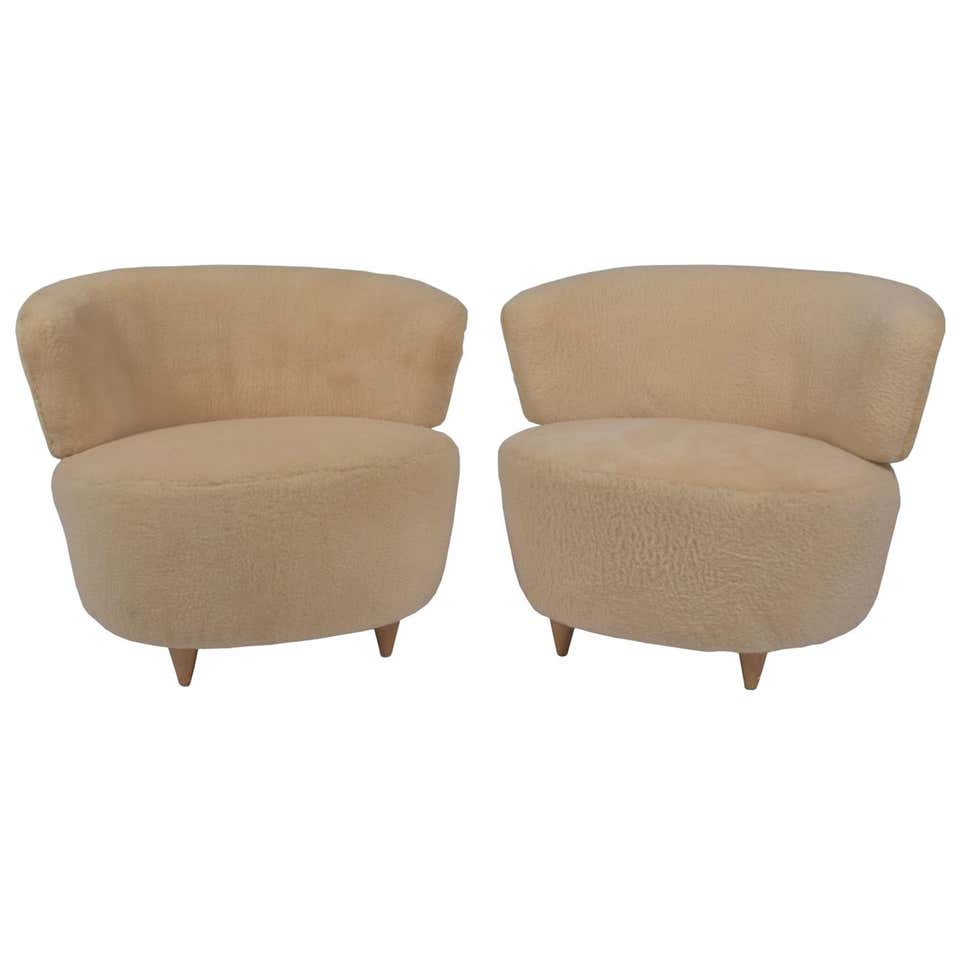 Gilbert Rohde Pair of Lounge Chairs Herman Miller, 1940 at 1stDibs