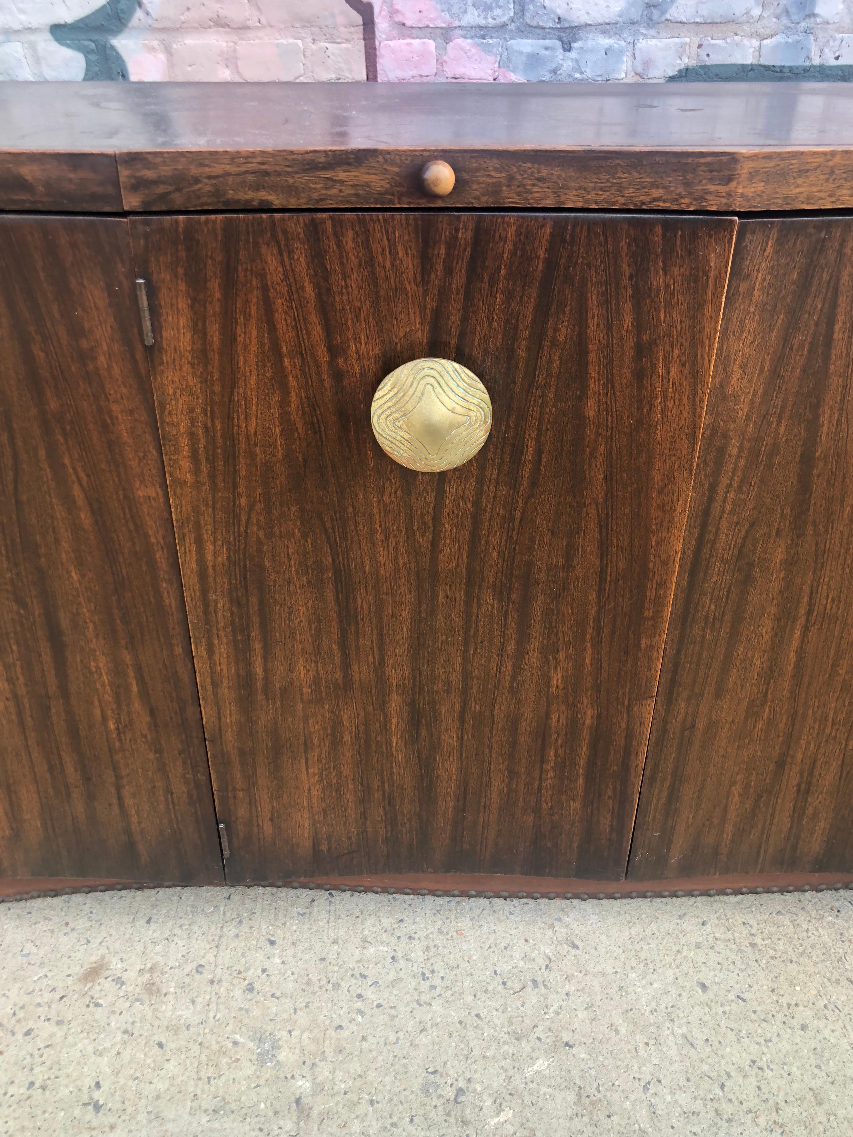 Gilbert Rohde Paldao Art Deco Credenza for Herman Miller In Fair Condition In Brooklyn, NY