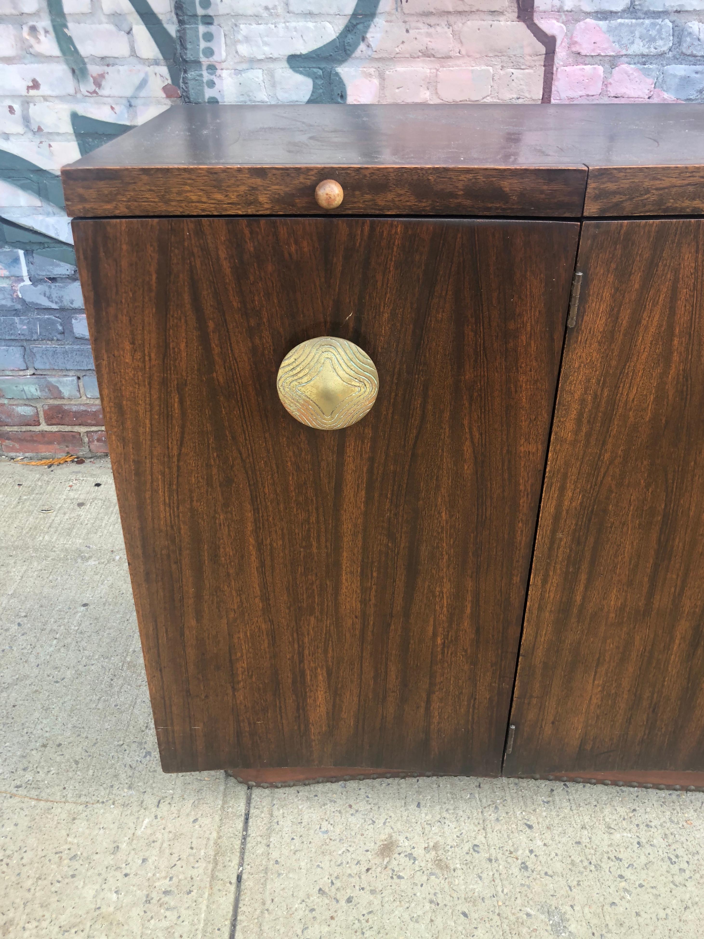 Mid-20th Century Gilbert Rohde Paldao Art Deco Credenza for Herman Miller