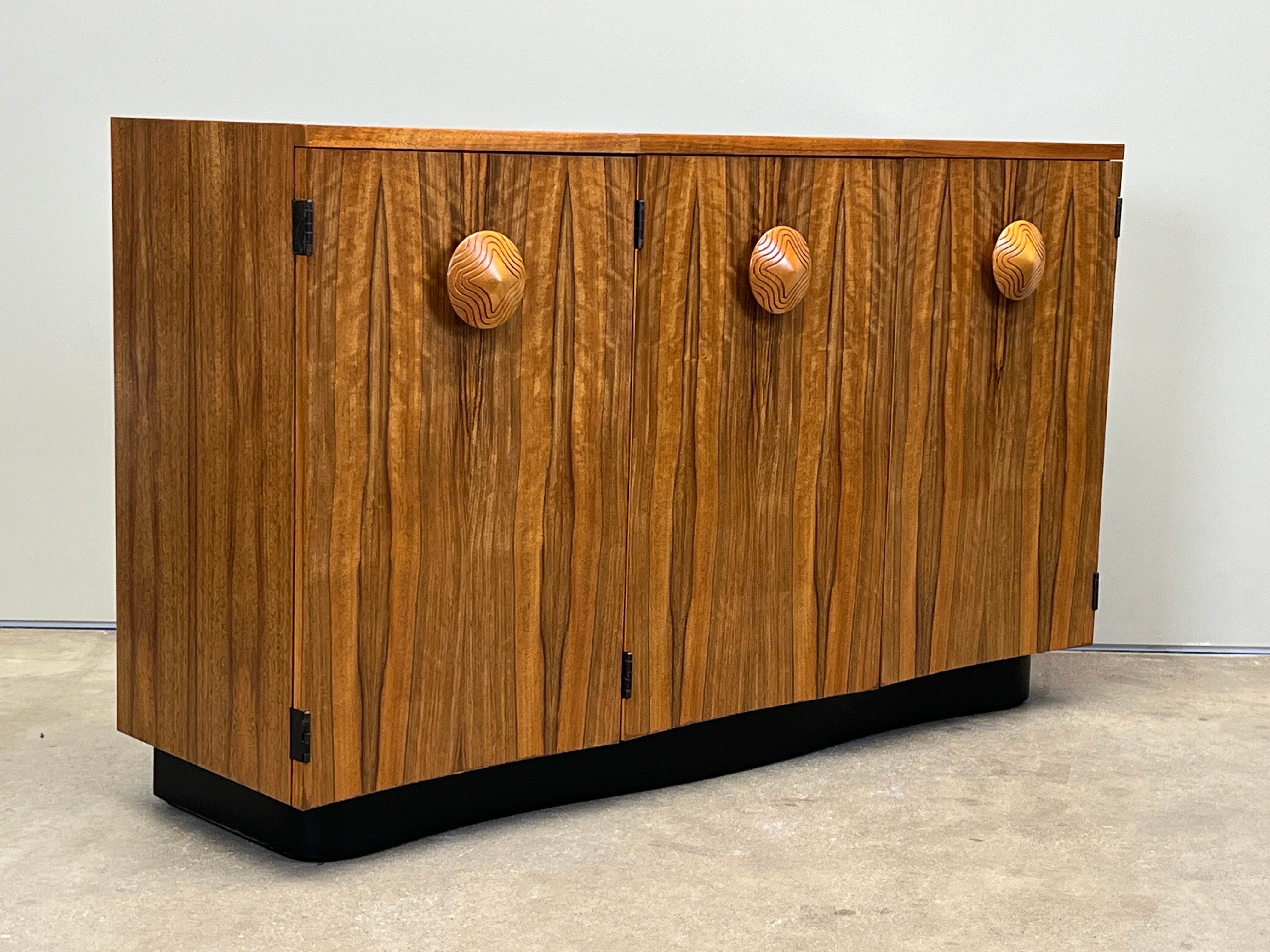 Gilbert Rohde 'Paldao' three door cabinet for Herman Miller. 