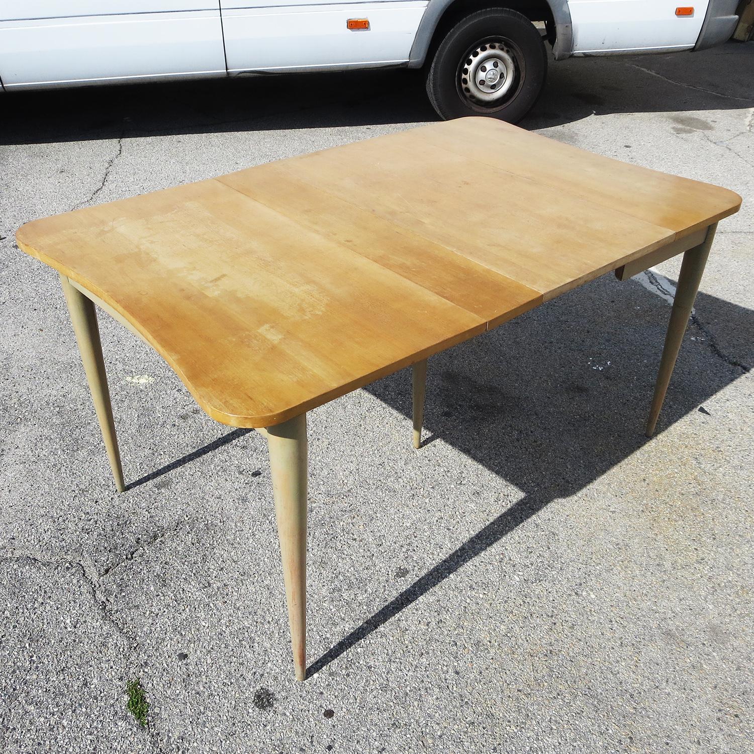 Gilbert Rohde Paldao Expanding Console Table In Good Condition For Sale In North Hollywood, CA