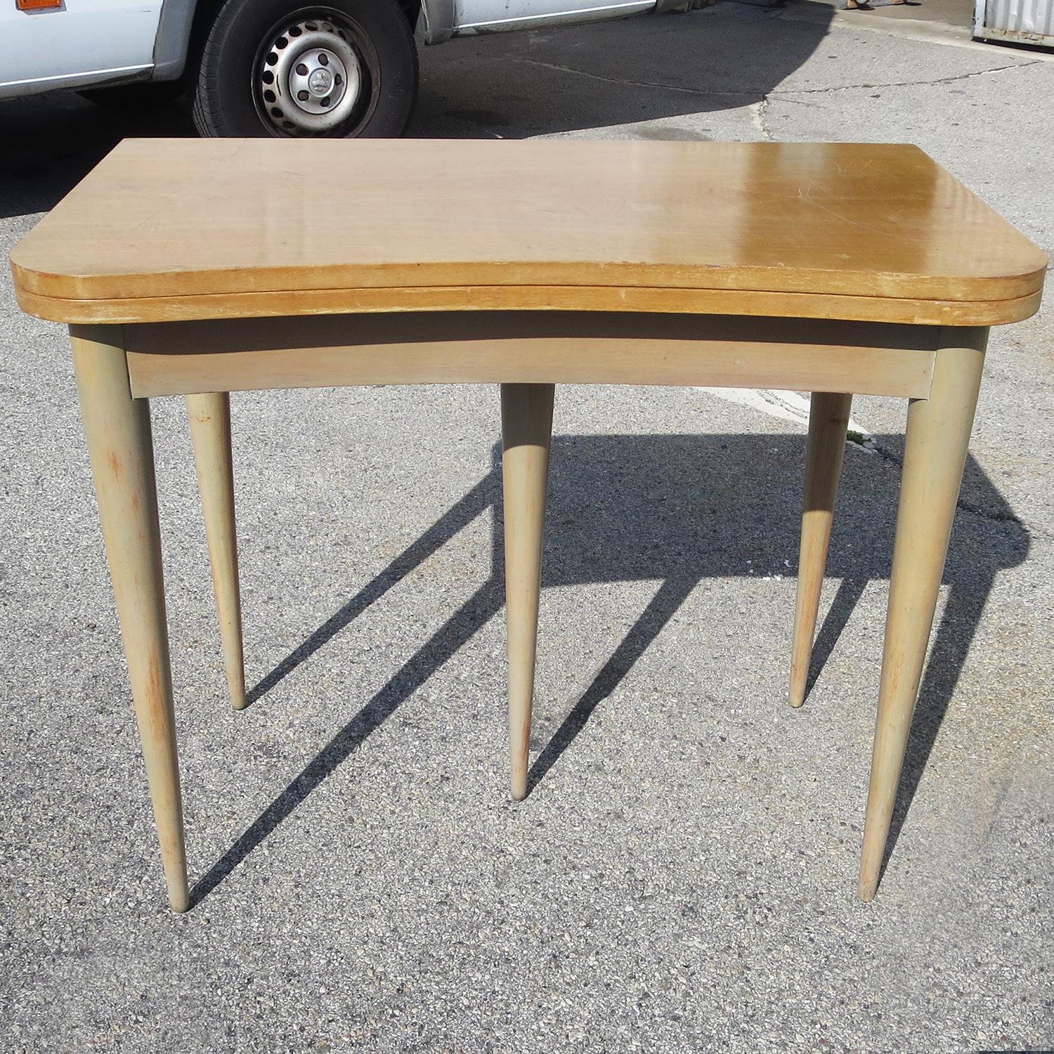 Wood Gilbert Rohde Paldao Expanding Console Table For Sale