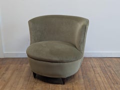 Gilbert Rohde Silla Pantufla de Respaldo Redondo