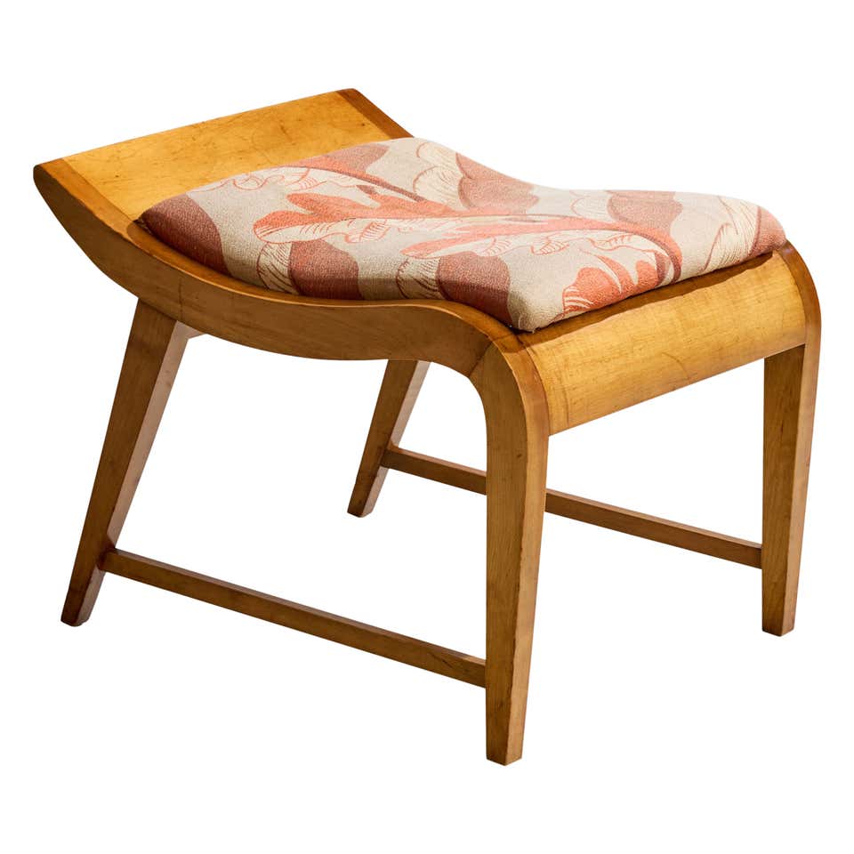 Rare Z-Stools by Gilbert Rohde with Leather Seats, 1933 For Sale at 1stDibs