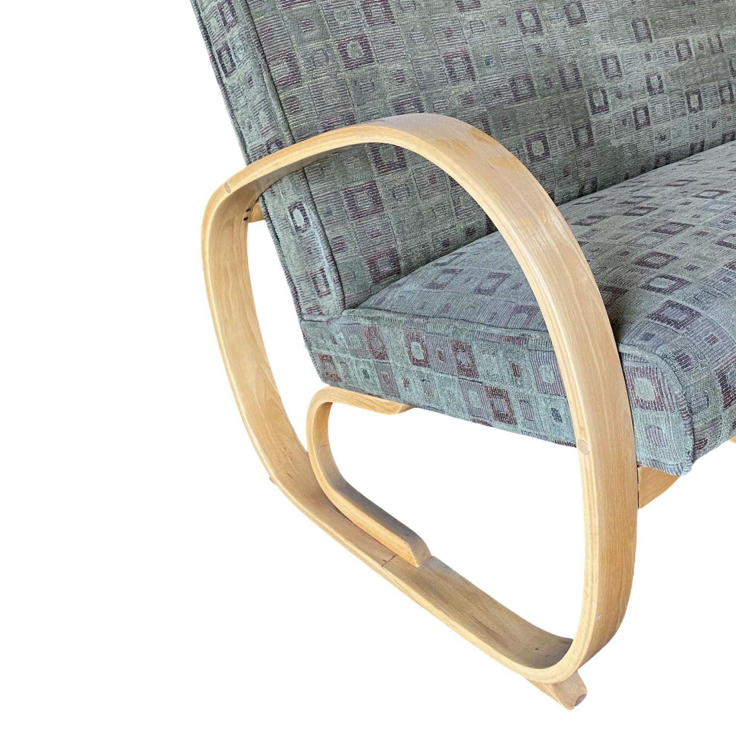 Gilbert Rohde Streamline Art Deco Settee und Lounge Chair Set im Angebot 5