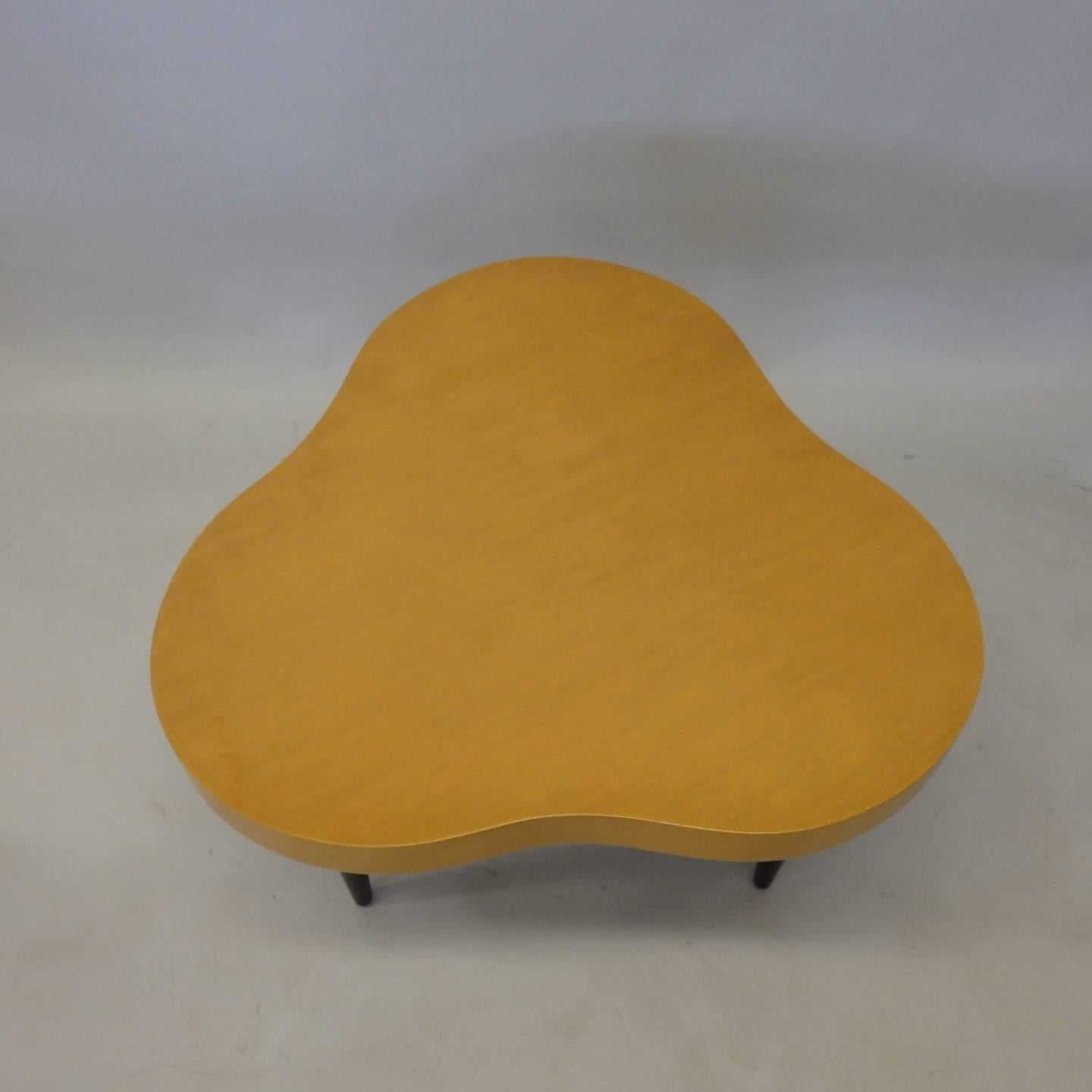 American Gilbert Rohde Style Blonde Cloud Table