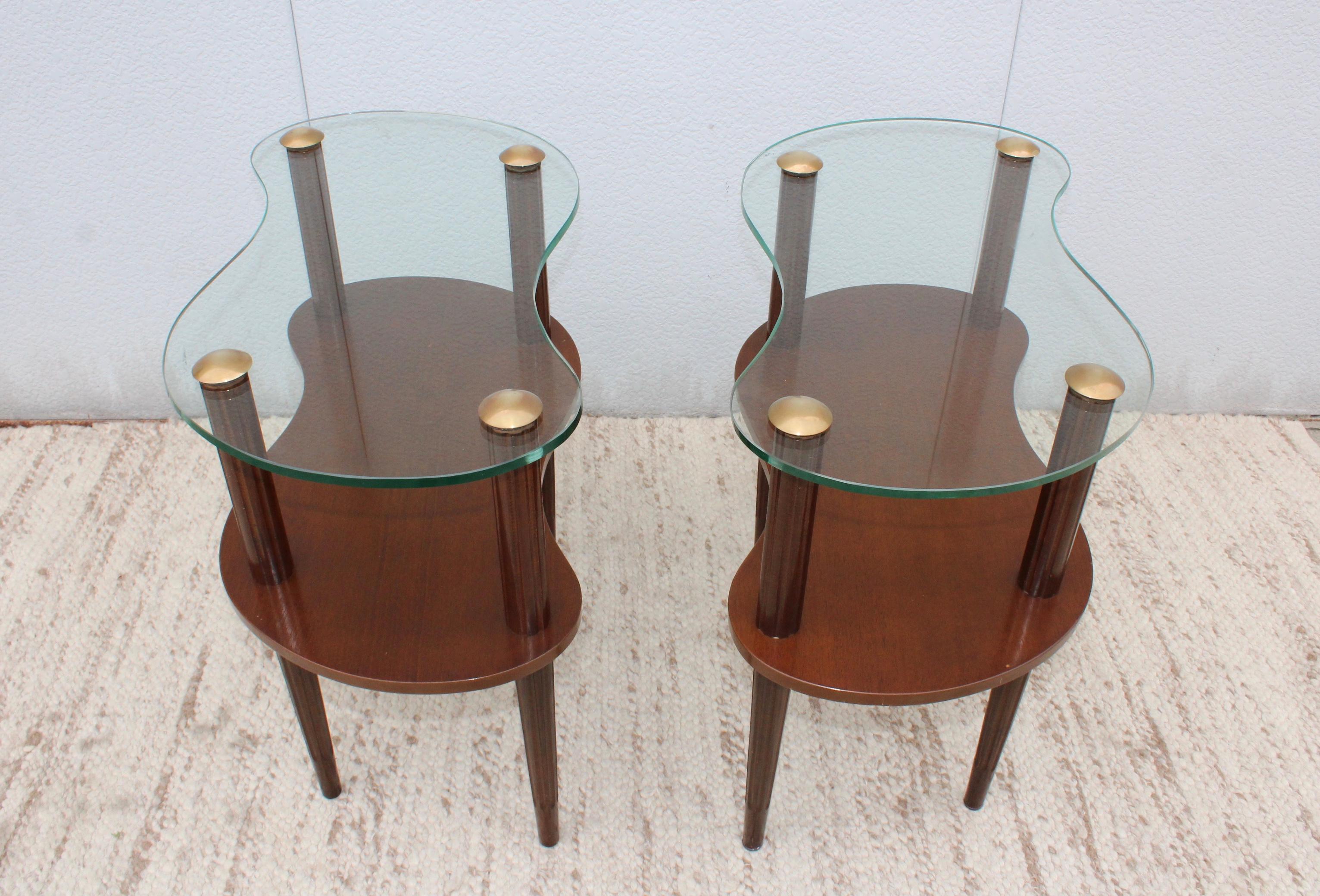 Gilbert Rohde Two-Tier Cloud End Tables 7