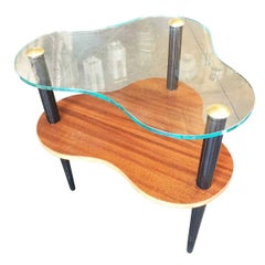 Modernage Two-Tier Mid-Century Cloud Coffee Table