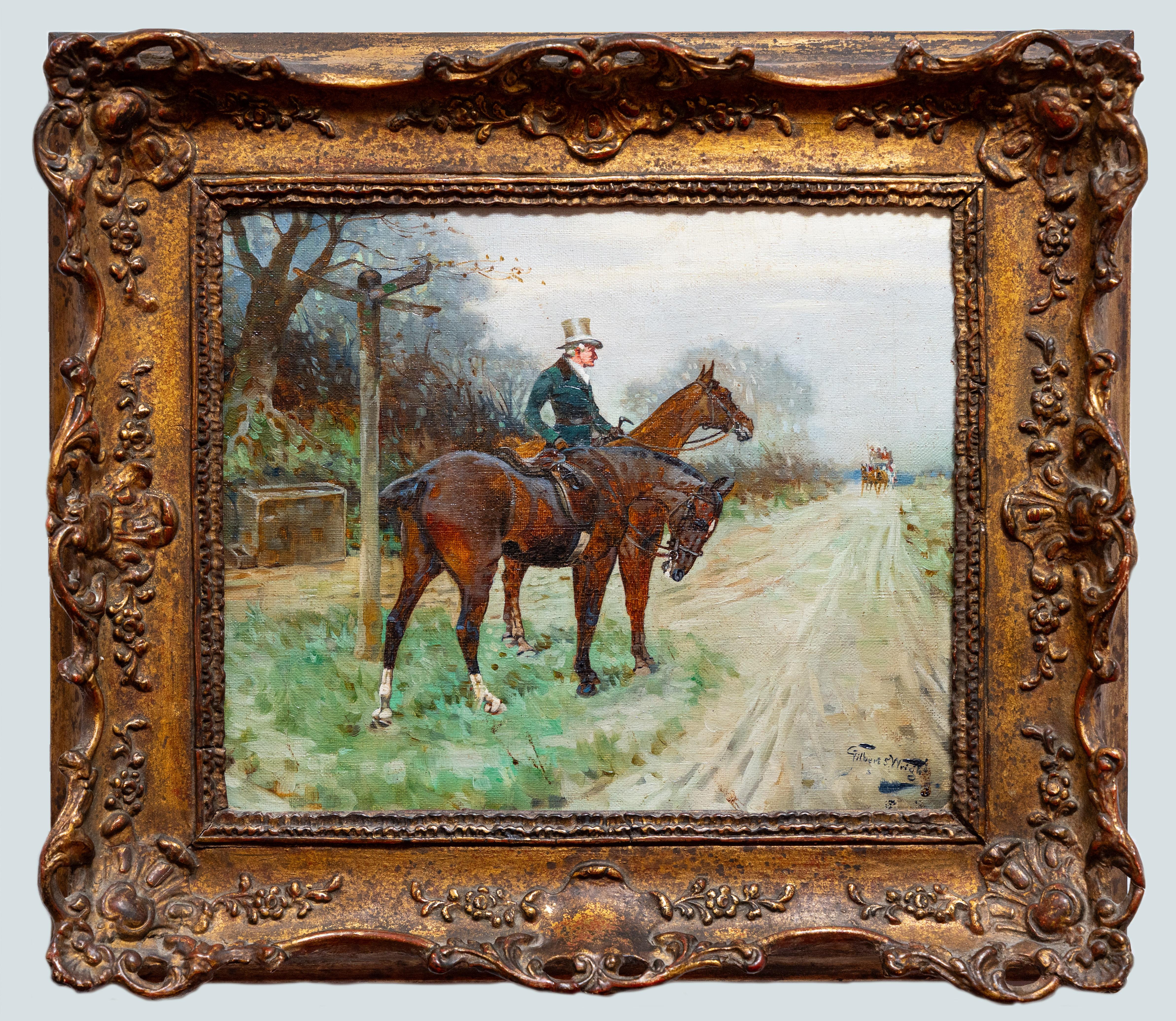 Wright's works often depicted scenes of hunting, coaching, and rural life, reflecting the traditions and leisure activities of the British upper class. His attention to detail and ability to convey the dynamics between horse and rider made his