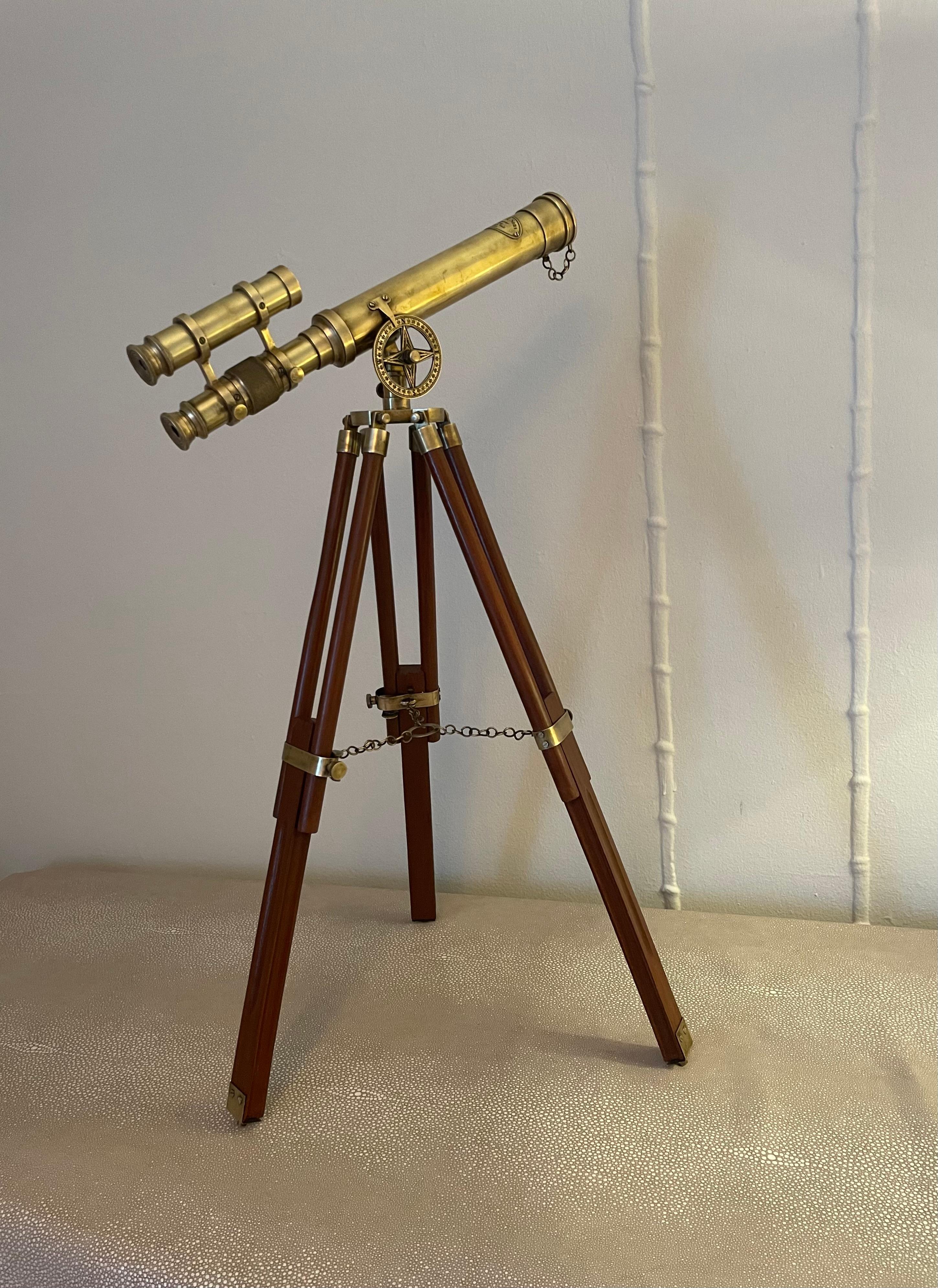 Gilbert & Sons English Navy Working Telescope with Detachable Binoculars 5