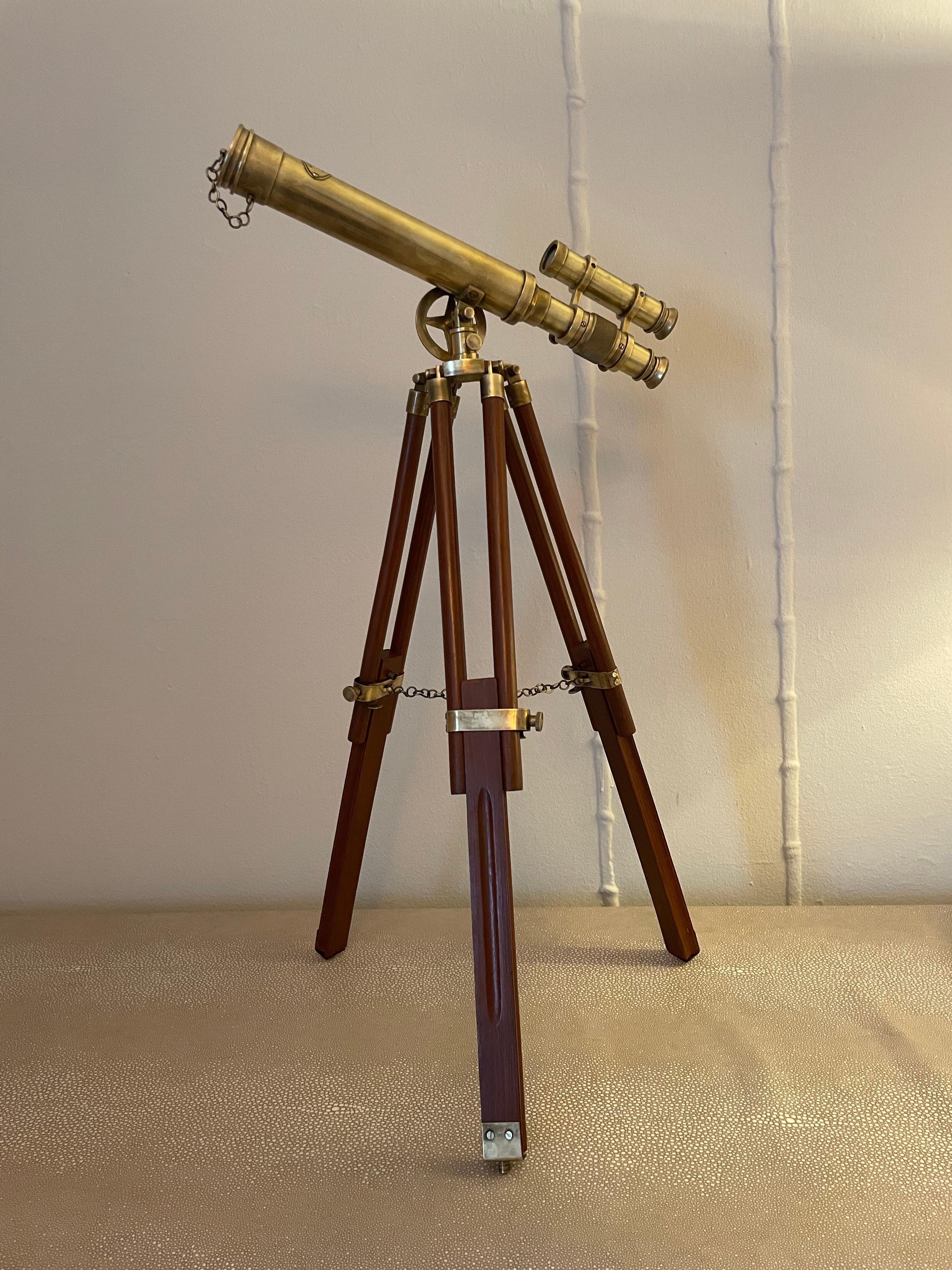 Gilbert & Sons English Navy Working Telescope with Detachable Binoculars 8