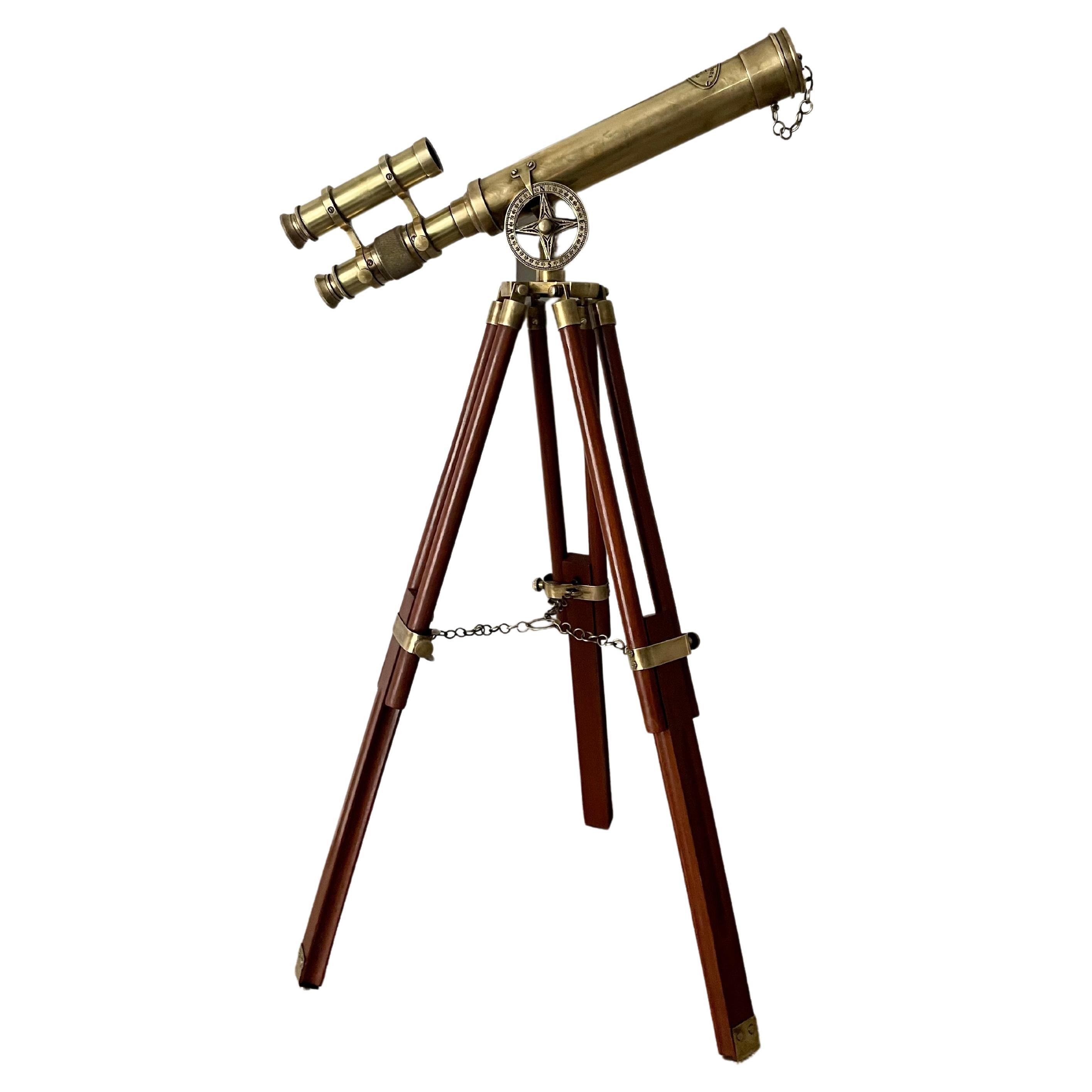 Gilbert & Sons English Navy Working Telescope with Detachable Binoculars