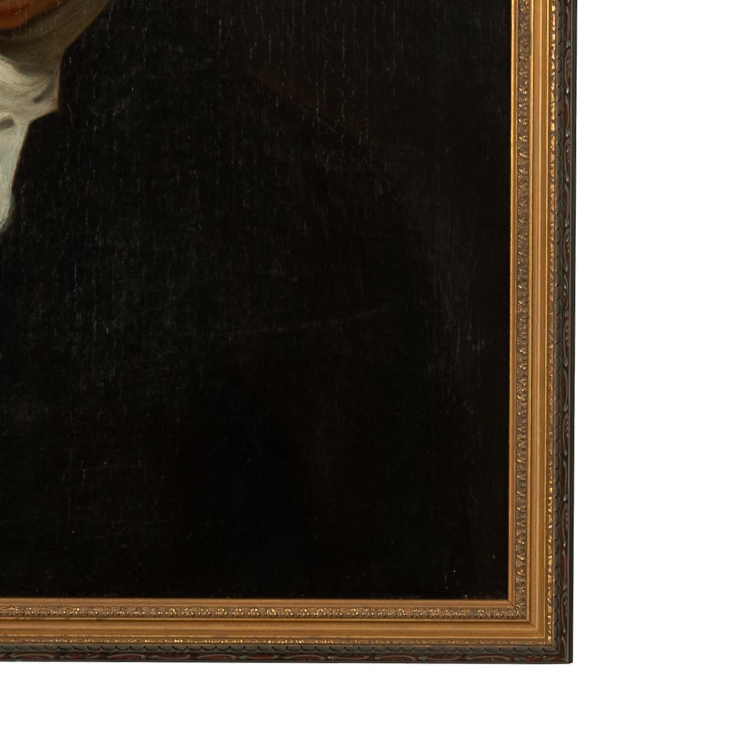 Antikes amerikanisches Ölgemälde des 19. Jahrhunderts, Porträt George Washington Athenaeum, Athenaeum 6