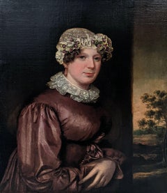 "Portrait of Dolly Madison" Gilbert Stuart, First Lady of the United States