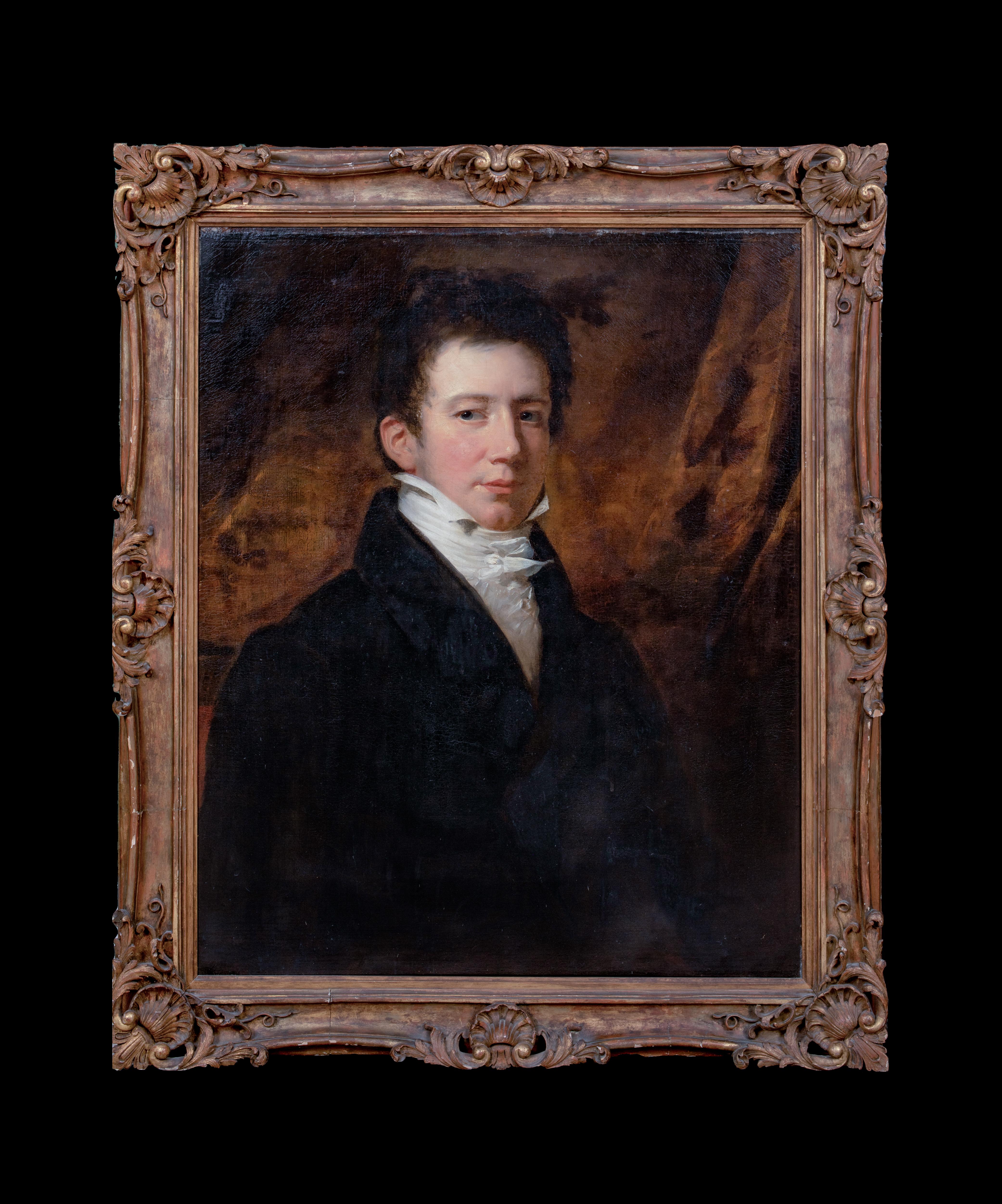 Portrait Of John Conant Of Worcester, Massachusetts (1773-1856), circa 1810  - Painting by Gilbert Stuart
